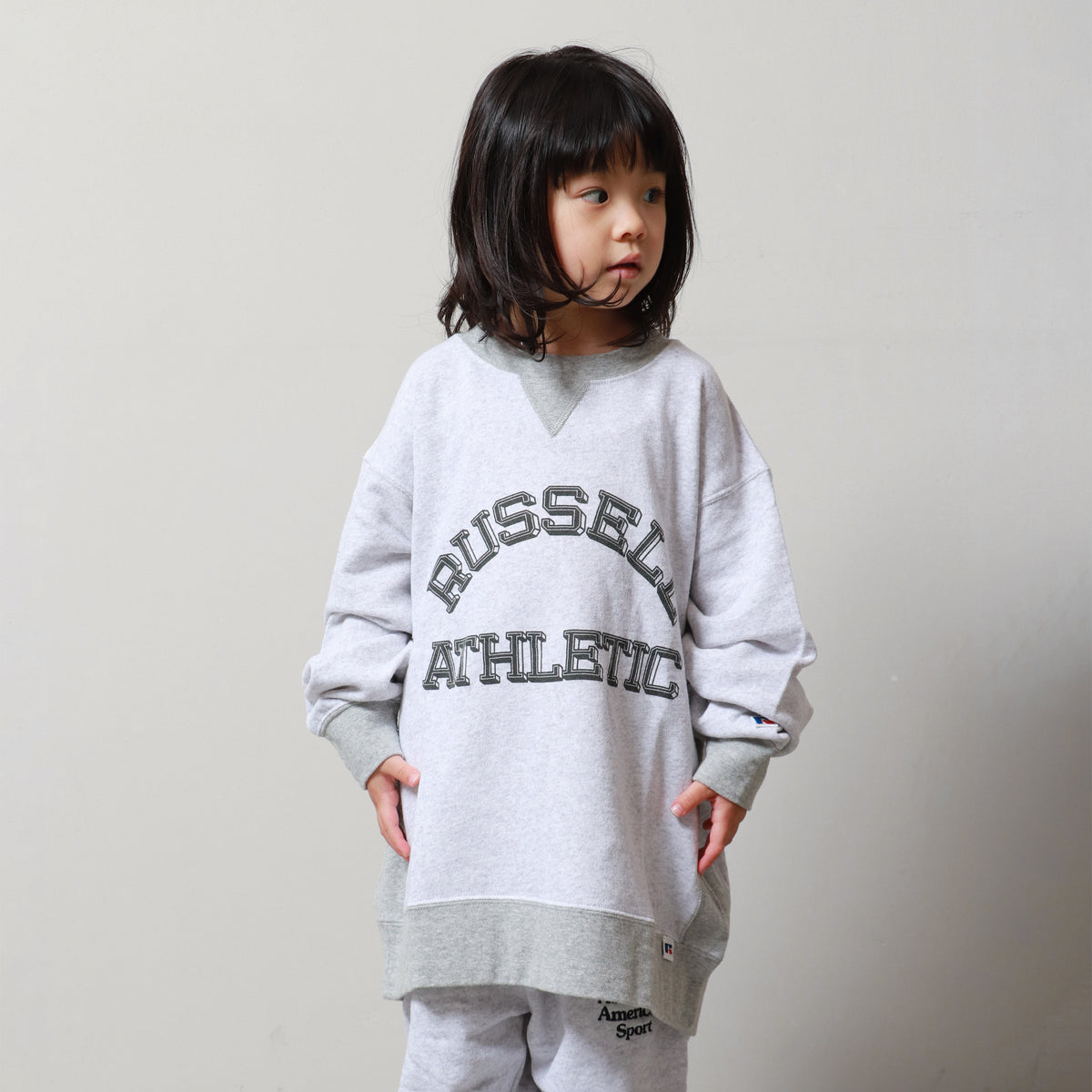 《kids》COTTON キッズ スウェット ＜RCK-23755＞RUSSELL ATHLETIC