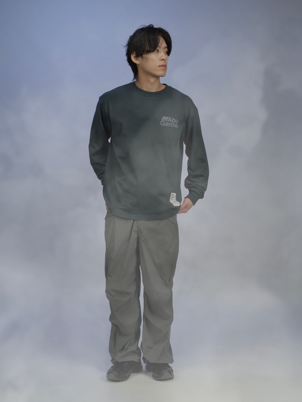 ＜AGC#26719＞7.5oz O.E. Cotton 'Abu Garcia' Logo T