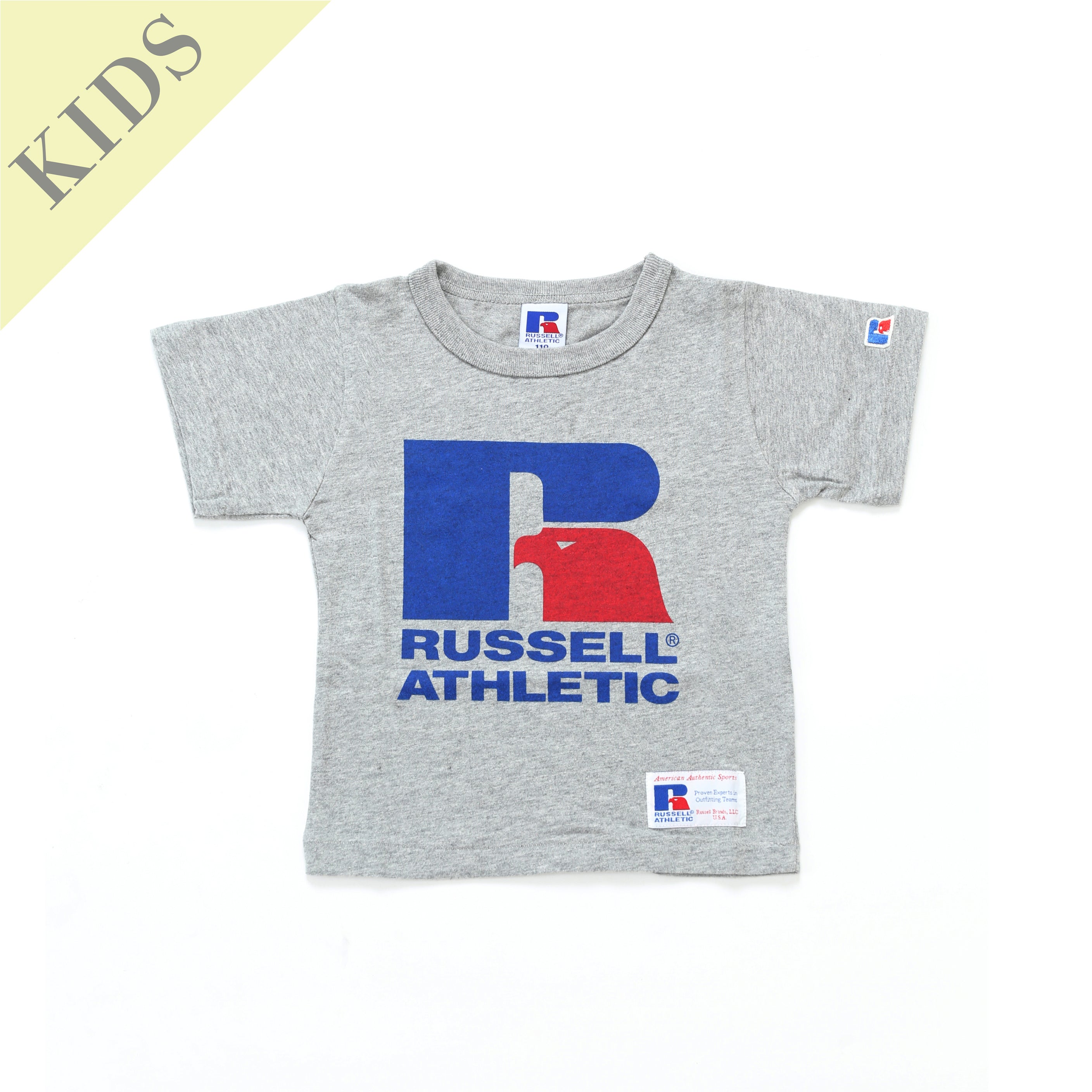 ＜RCK-1001PT＞【KIDS】RUSSELL BIG LOGO FRONT PRINT T