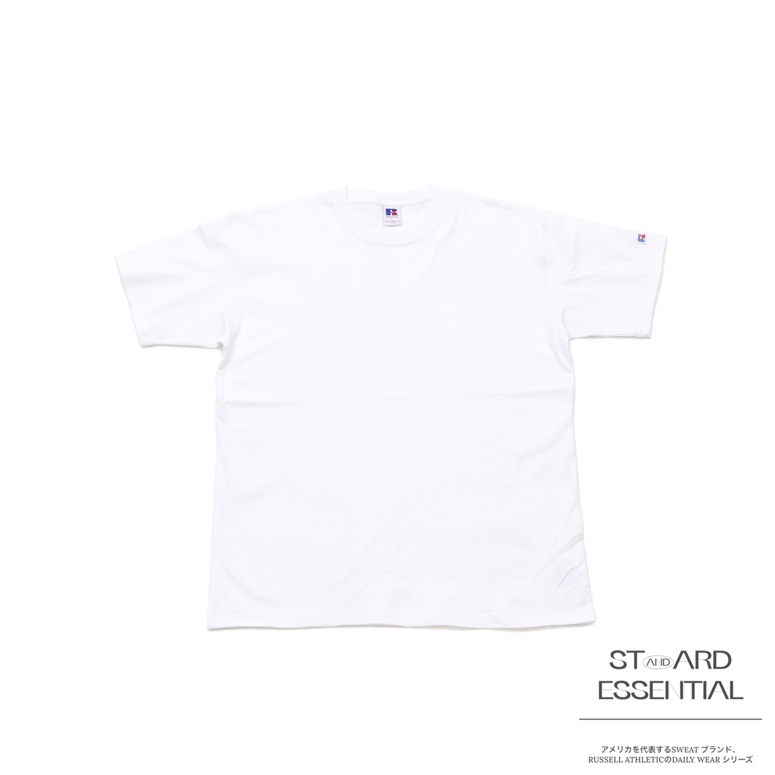 RJ-1037＞STANDARD ESSENTIALS- RUSSEL LOGO T-SHIRT – THE BOOKMARK