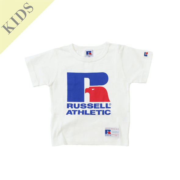 《kids》RUSSELL BIG LOGO FRONT PRINT T ＜RCK-1001PT＞RUSSELL ATHLETIC