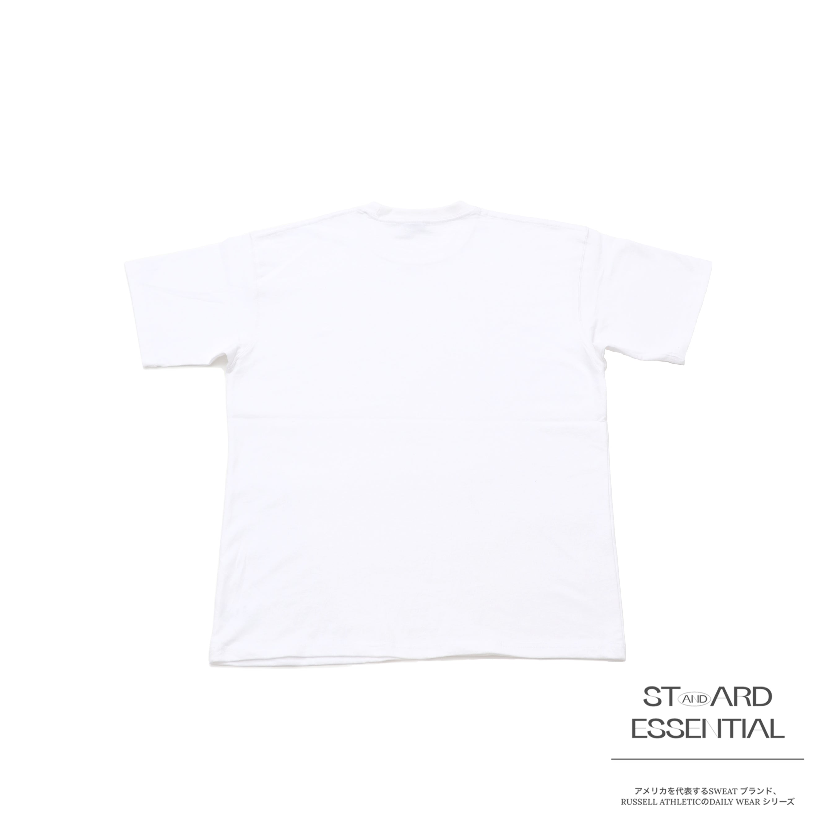 ＜RJ-1037＞STANDARD ESSENTIALS- RUSSEL LOGO T-SHIRT