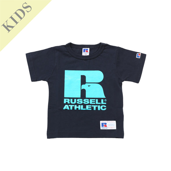 《kids》RUSSELL BIG LOGO FRONT PRINT T ＜RCK-1001PT＞RUSSELL ATHLETIC