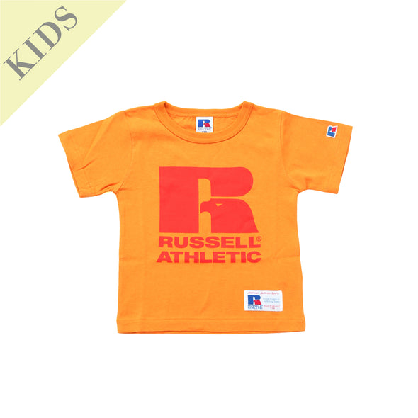 《kids》RUSSELL BIG LOGO FRONT PRINT T ＜RCK-1001PT＞RUSSELL ATHLETIC