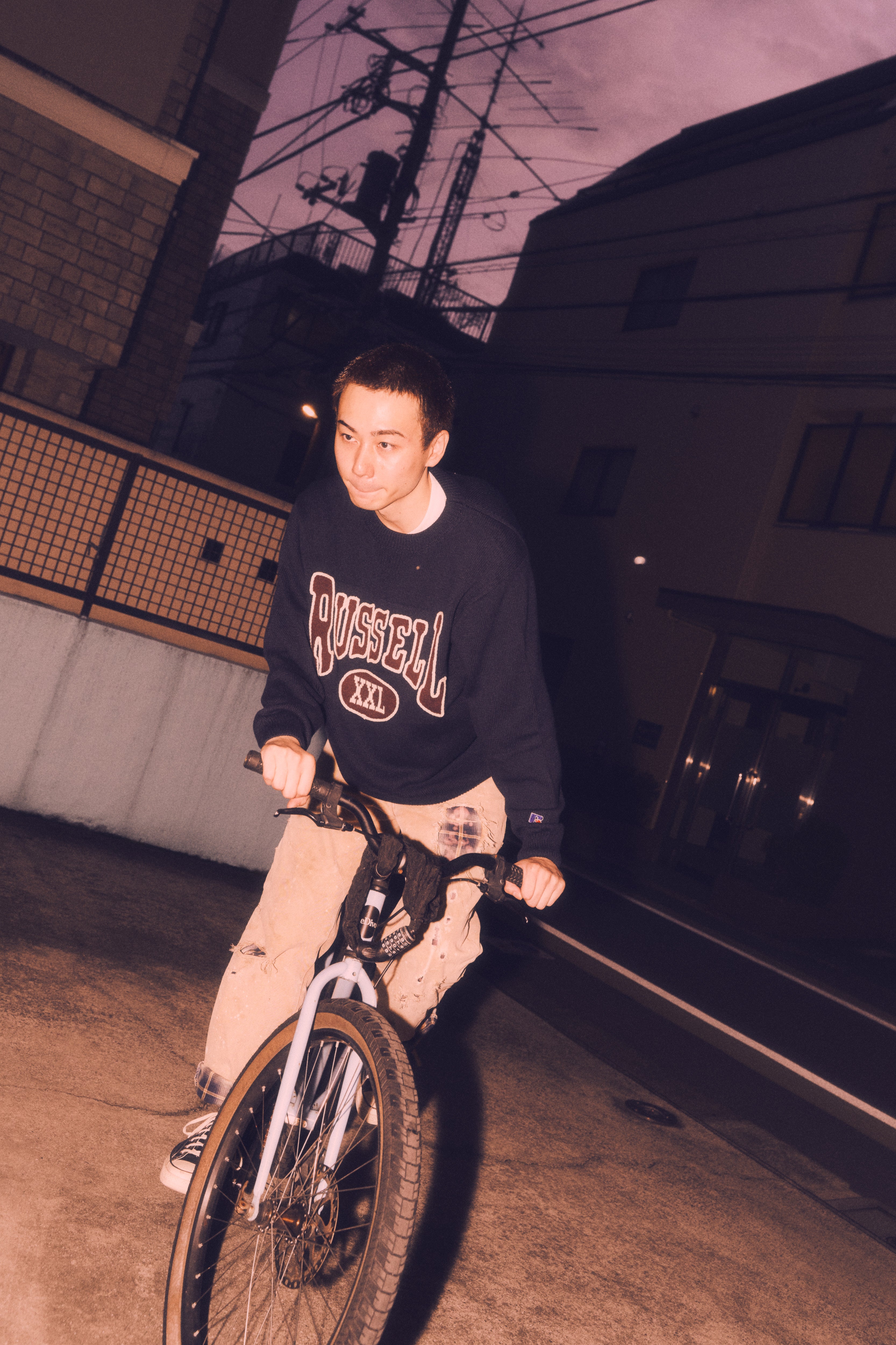 ＜RC-24710＞5G Cotton Jersey Knit Logo Sweater