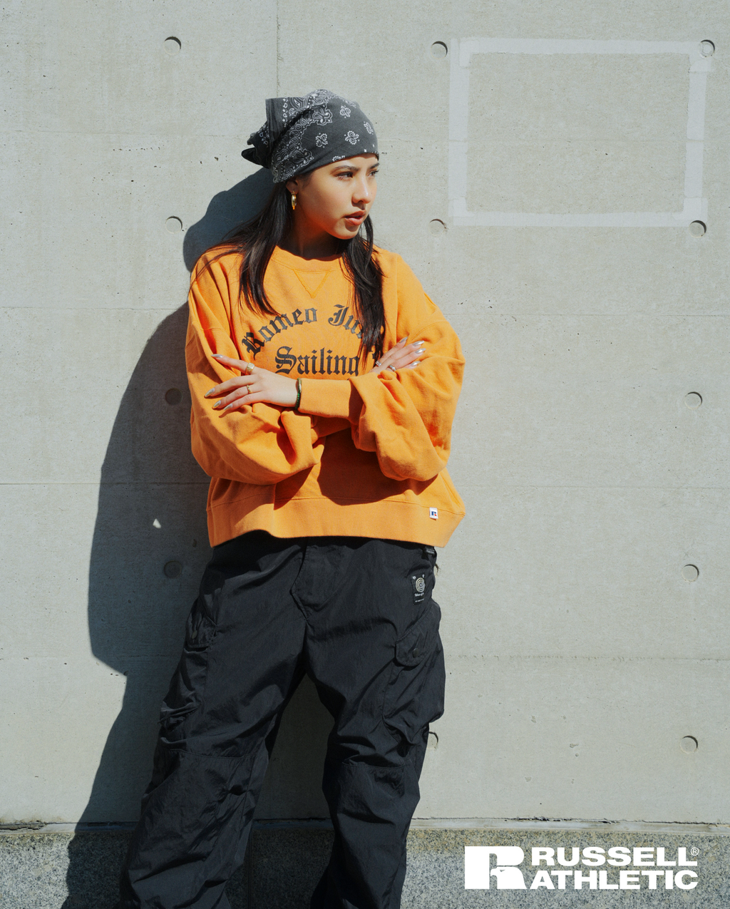 ＜RC-24721＞Wmns BOOK STORE Square Silhouette Crew Shirts