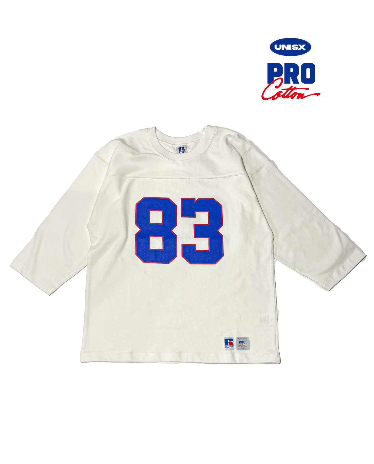＜RC-19536＞Pro Cotton Jersey3/4 Sleeve Football T