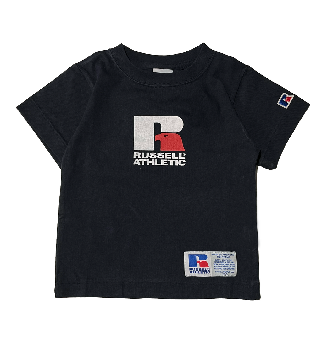 ＜RCK-1001PT−2＞【KIDS】RUSSELL LOGO FRONT PRINT T