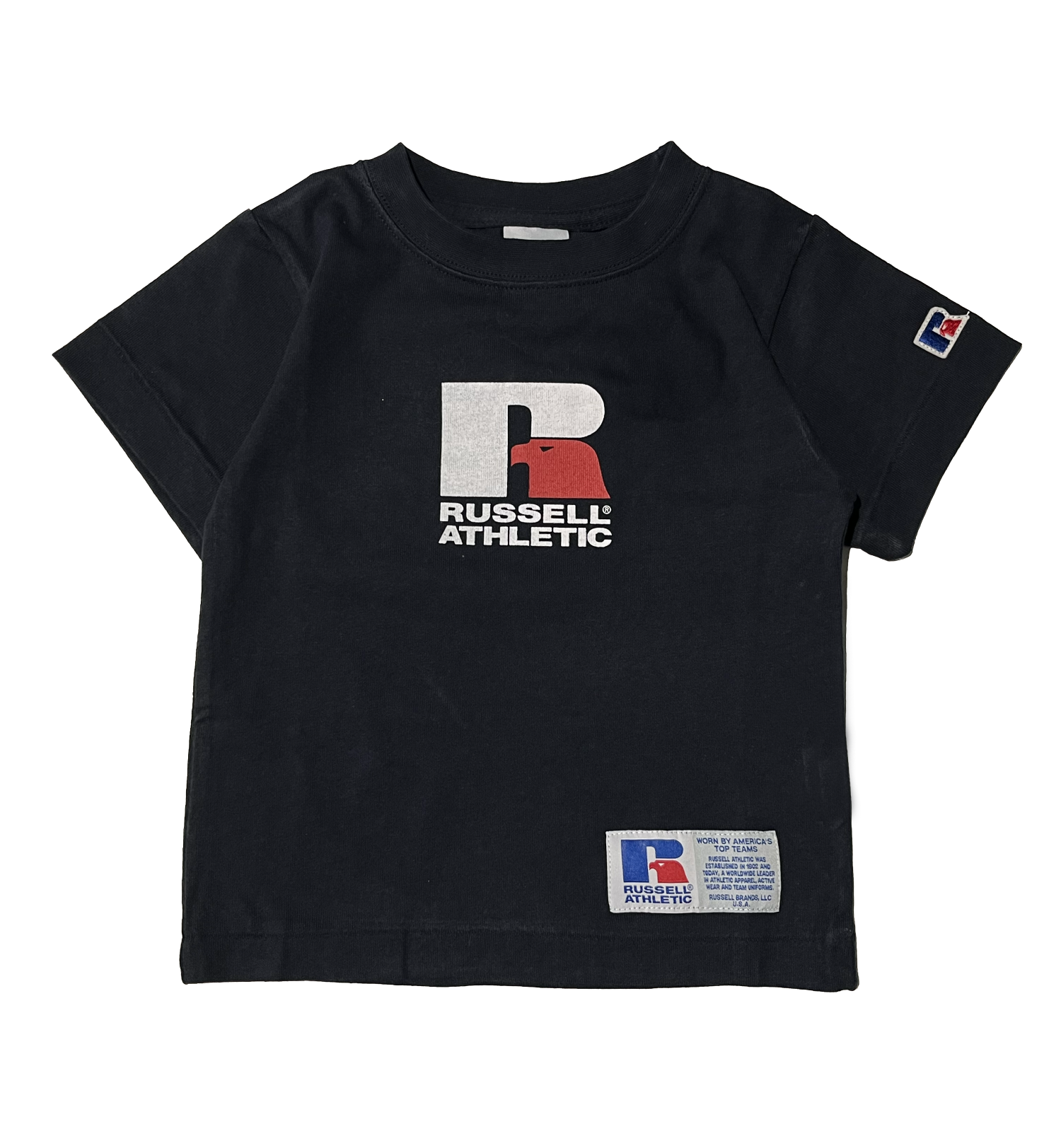 ＜RCK-1001PT−2＞【KIDS】RUSSELL LOGO FRONT PRINT T