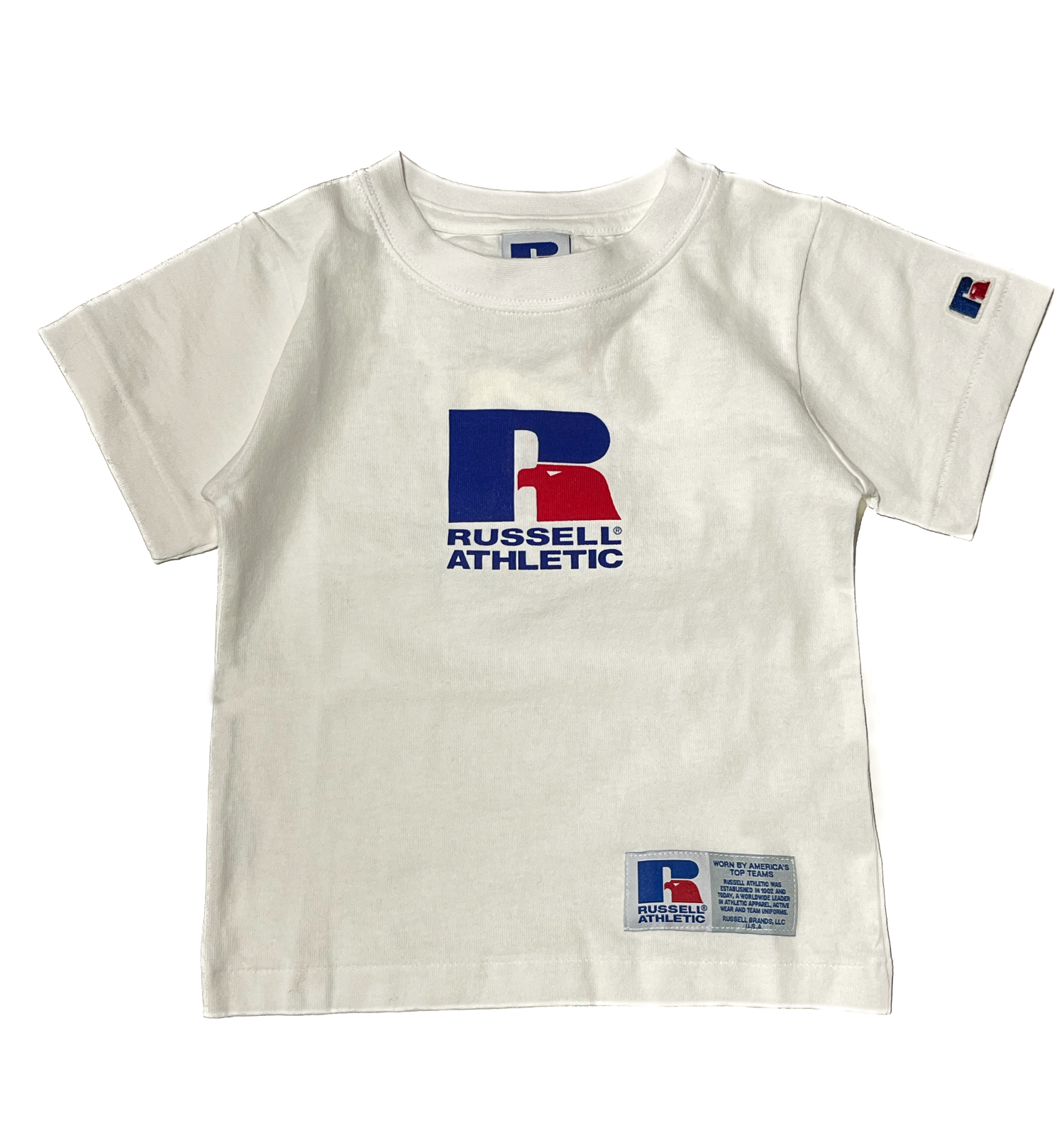 ＜RCK-1001PT−2＞【KIDS】RUSSELL LOGO FRONT PRINT T