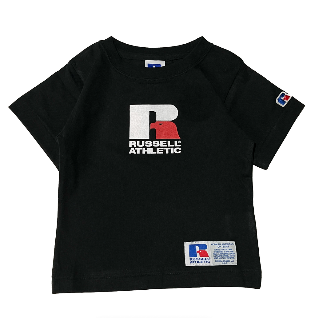 ＜RCK-1001PT−2＞【KIDS】RUSSELL LOGO FRONT PRINT T