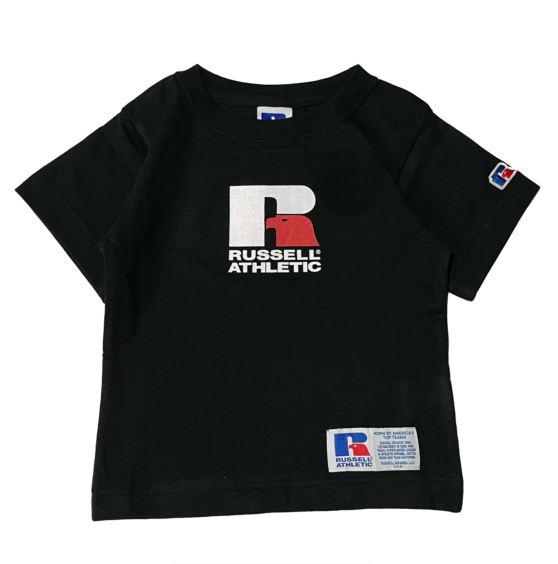＜RCK-1001PT−2＞【KIDS】RUSSELL LOGO FRONT PRINT T