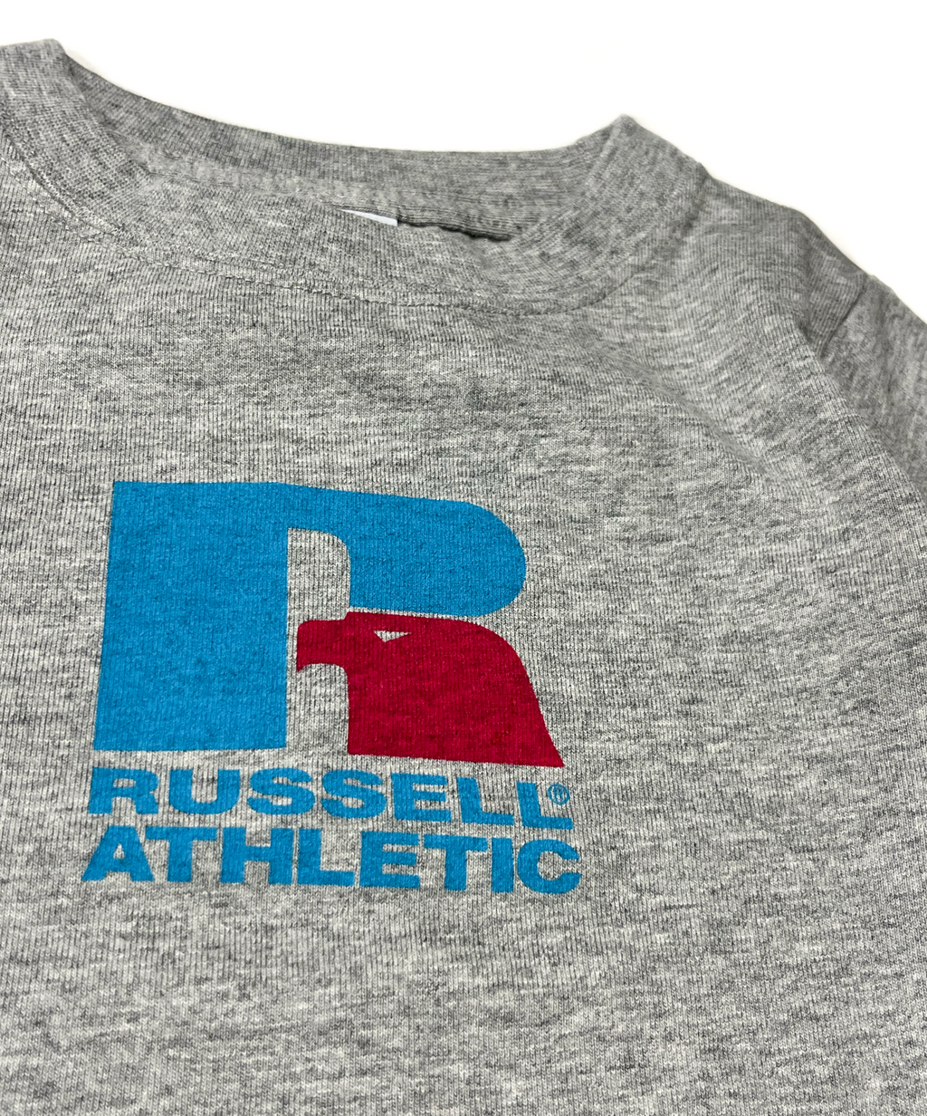 ＜RCK-1001PT−2＞【KIDS】RUSSELL LOGO FRONT PRINT T