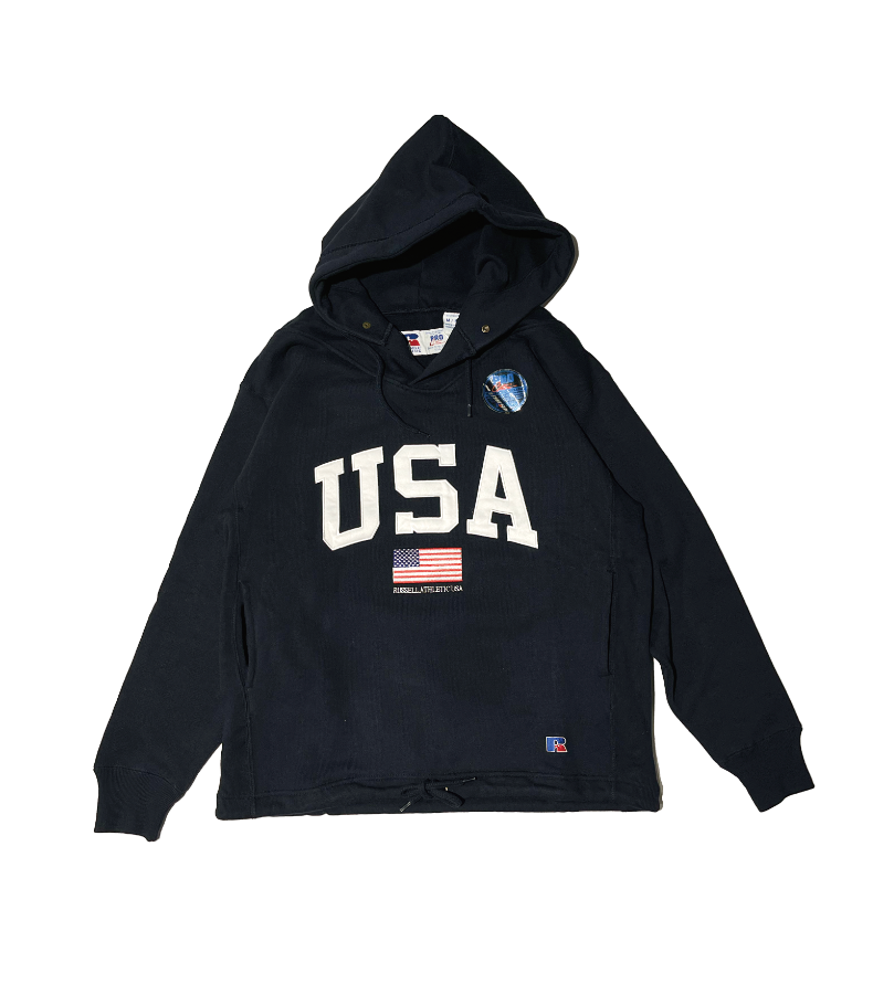 ＜RC-18527＞Pro Cotton Sweat PullOver Button Up Hoodie