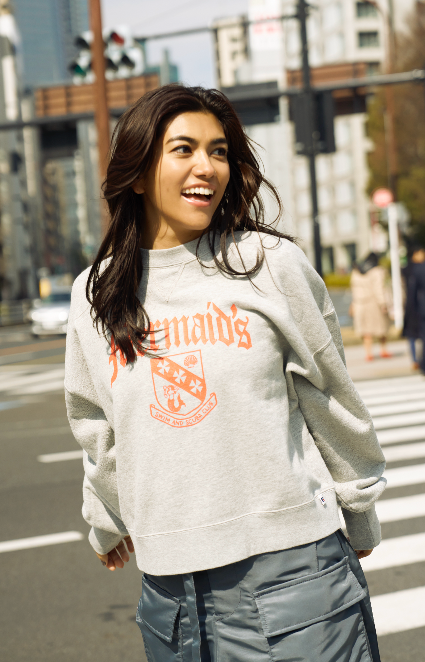 ＜RCW-25009＞Wmns Supreb Cotton Sweat Square Shirt