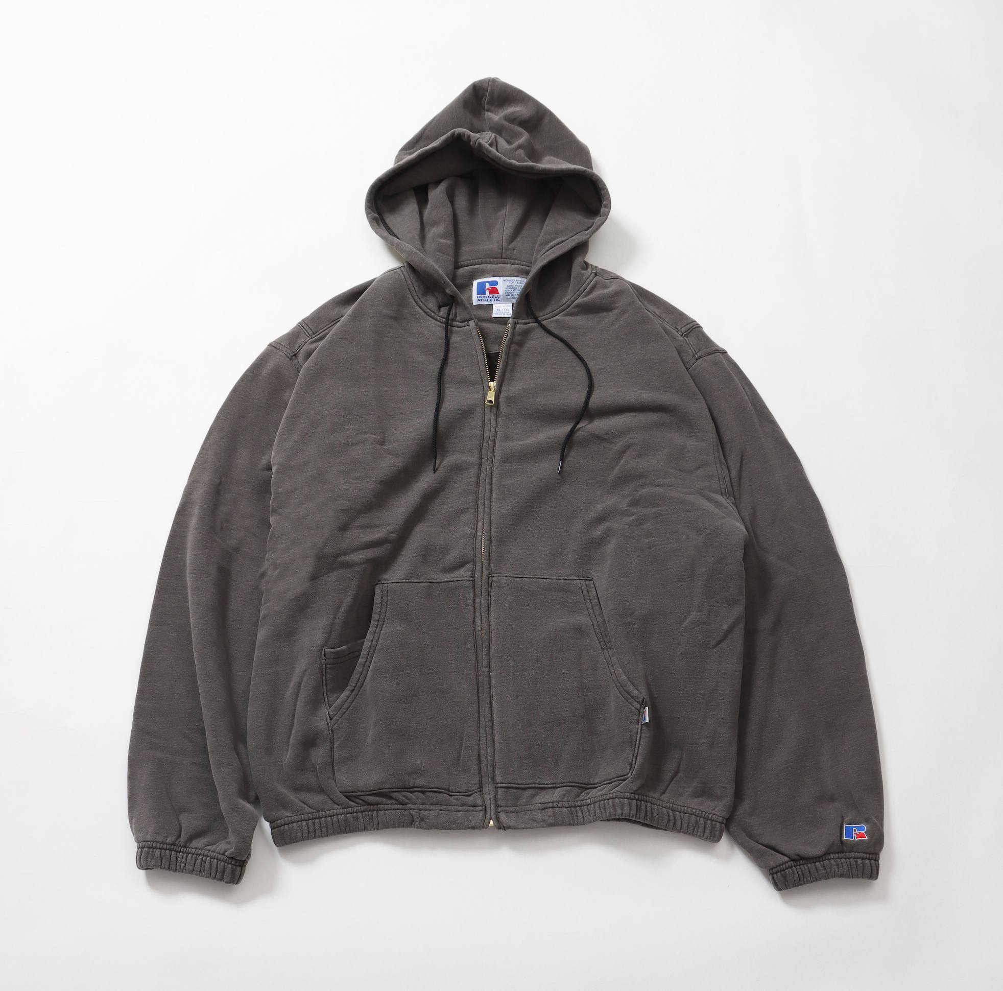 ＜RC-25035＞Denim Sweat Zip-up Hoodie
