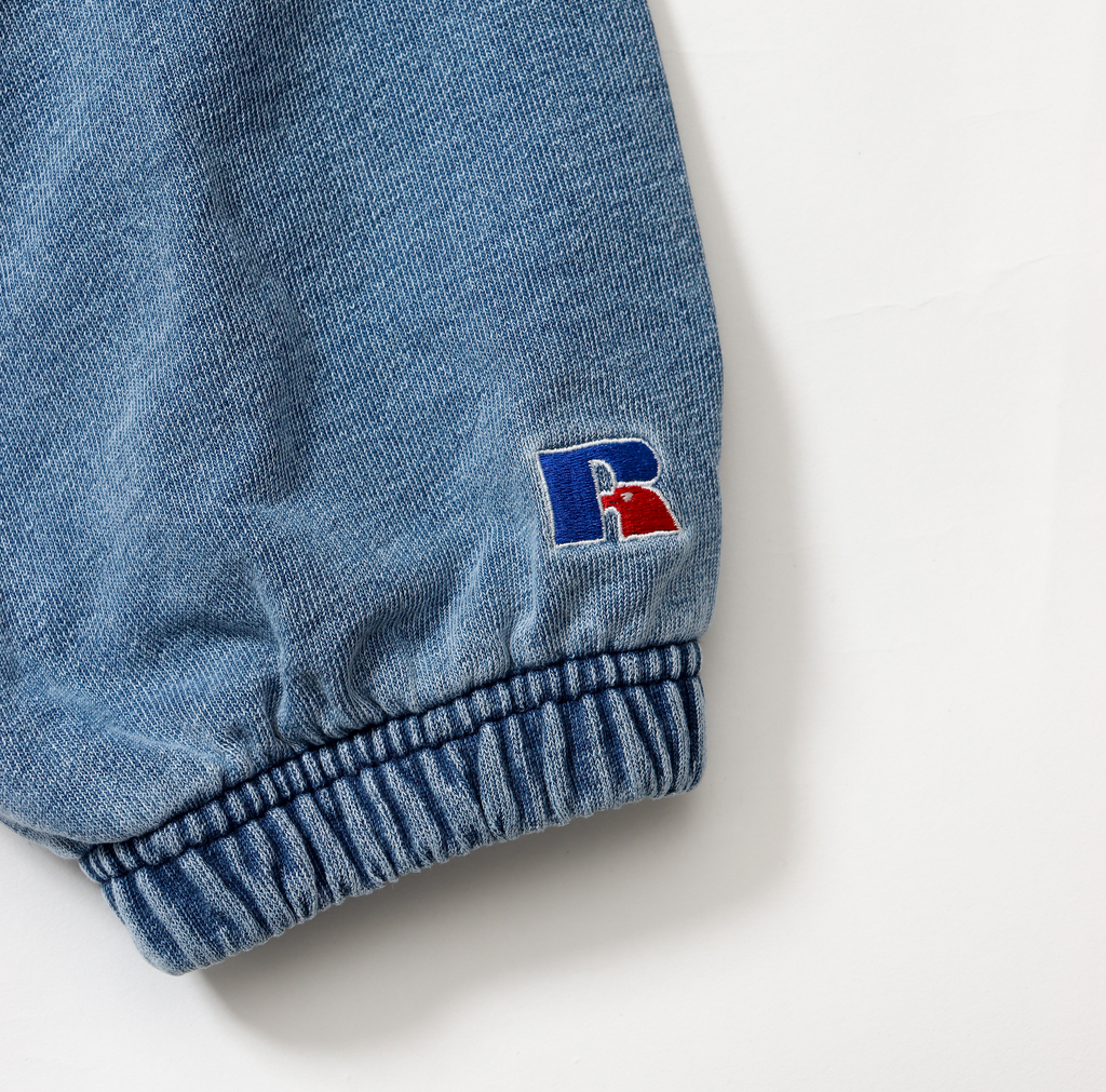 ＜RC-25035＞Denim Sweat Zip-up Hoodie