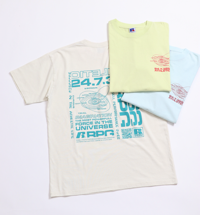 BOOKSTORE JERSEY S/S Graphic T-Athletic&Universe〈RC-25508-B〉