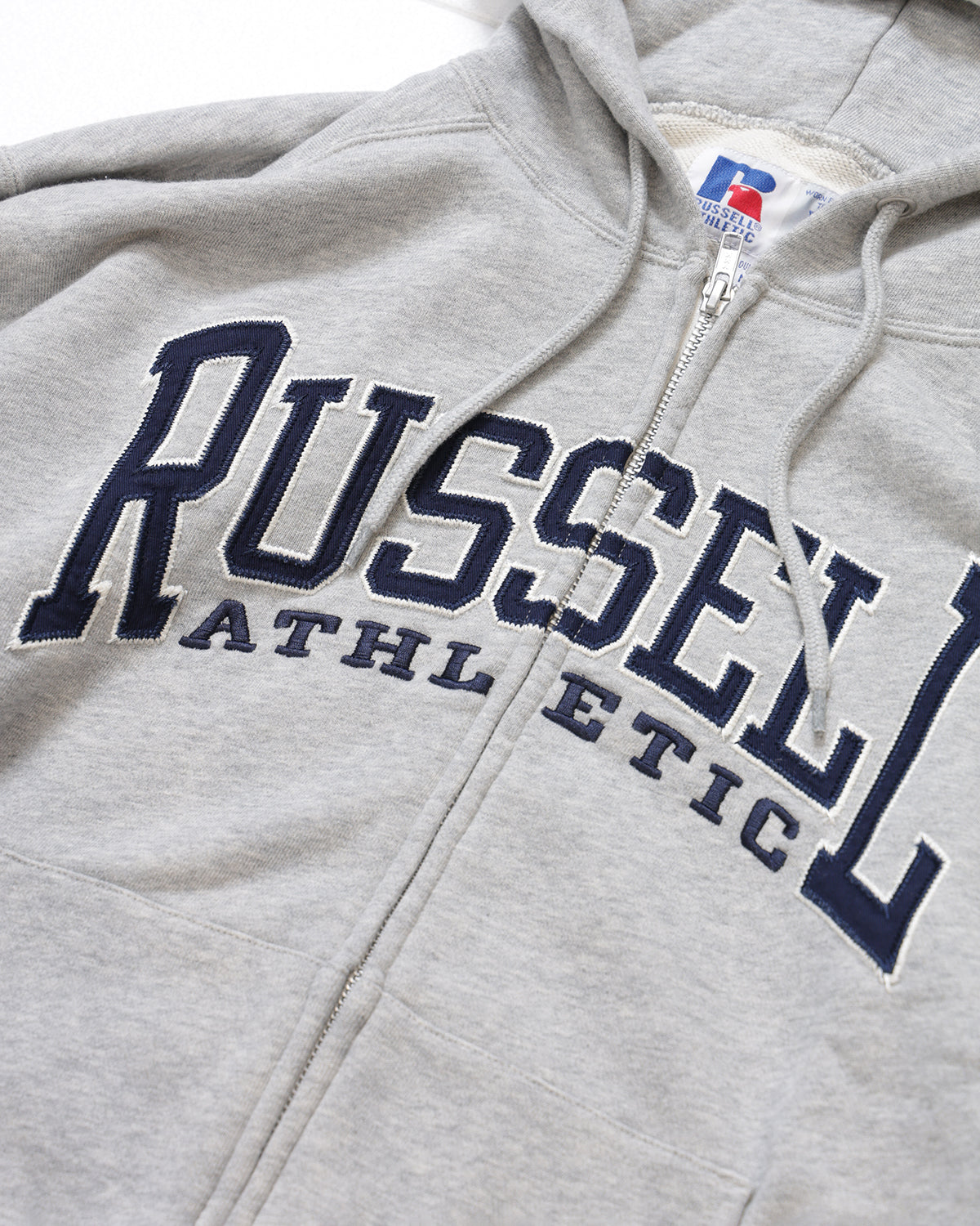 ＜RC-25701＞HIGH COTTON Sweat Letter Patched Zip Hoodie