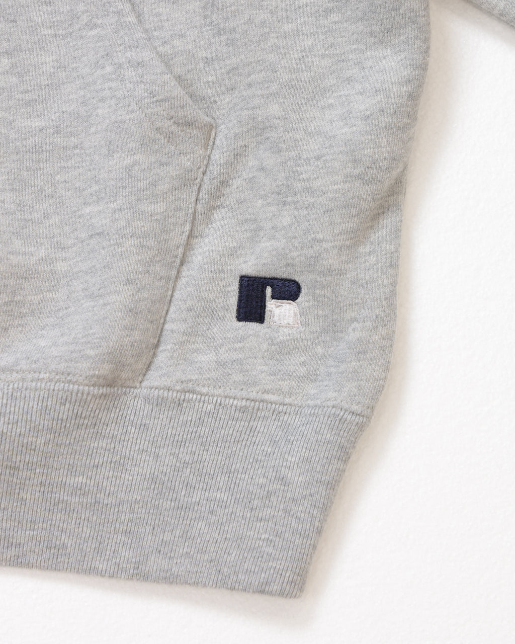 ＜RC-25701＞HIGH COTTON Sweat Letter Patched Zip Hoodie