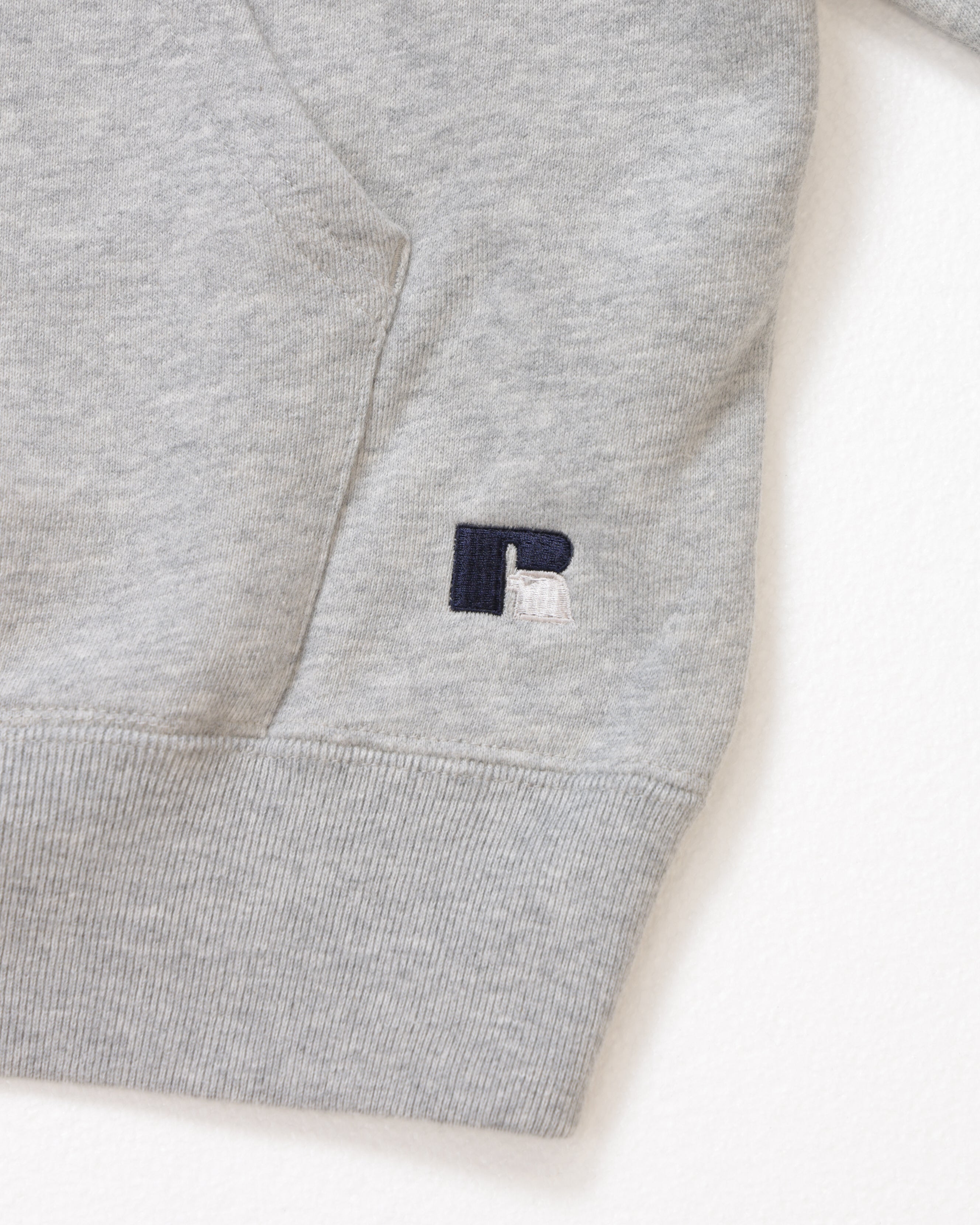 ＜RC-25701＞HIGH COTTON Sweat Letter Patched Zip Hoodie