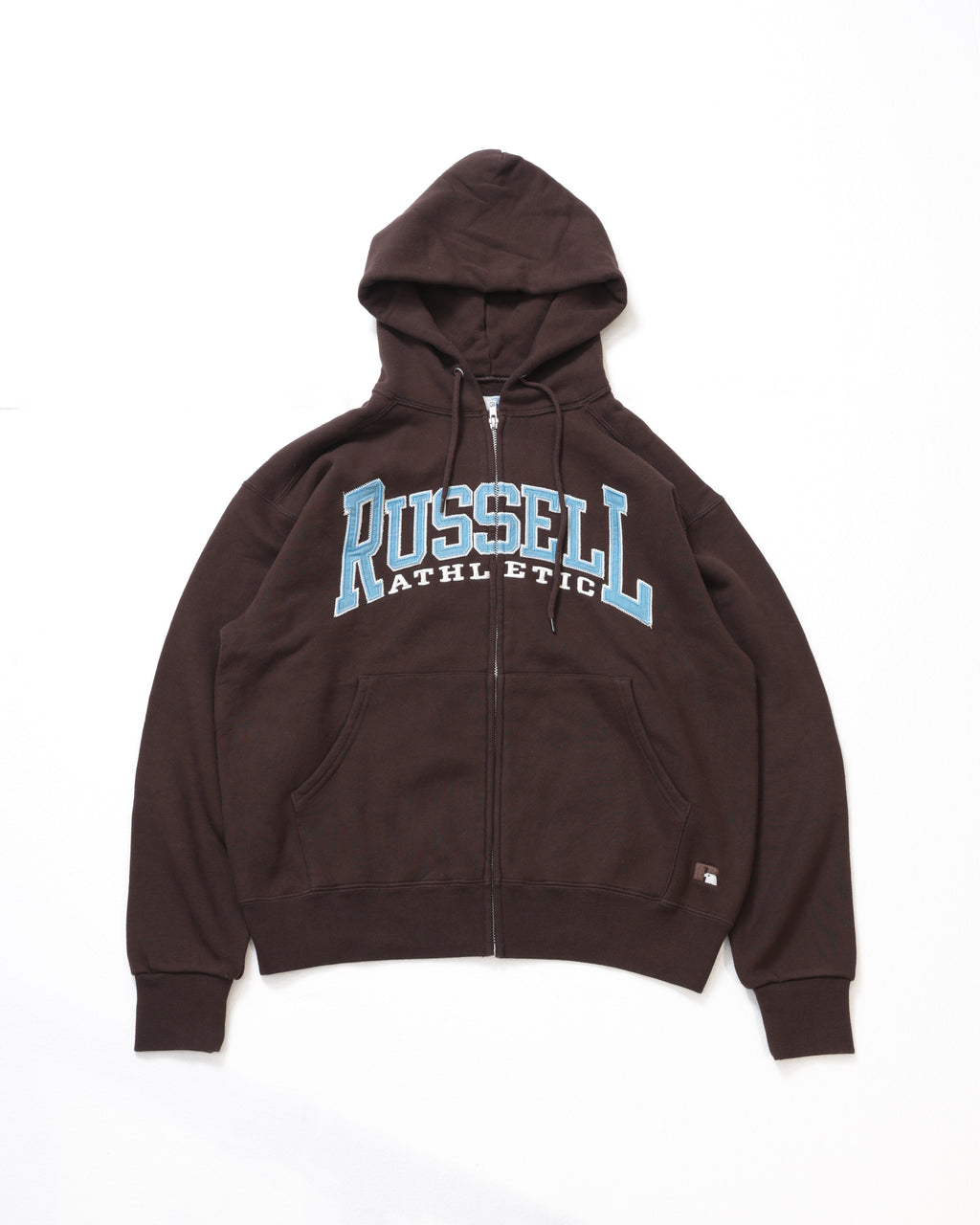 ＜RC-25701＞HIGH COTTON Sweat Letter Patched Zip Hoodie