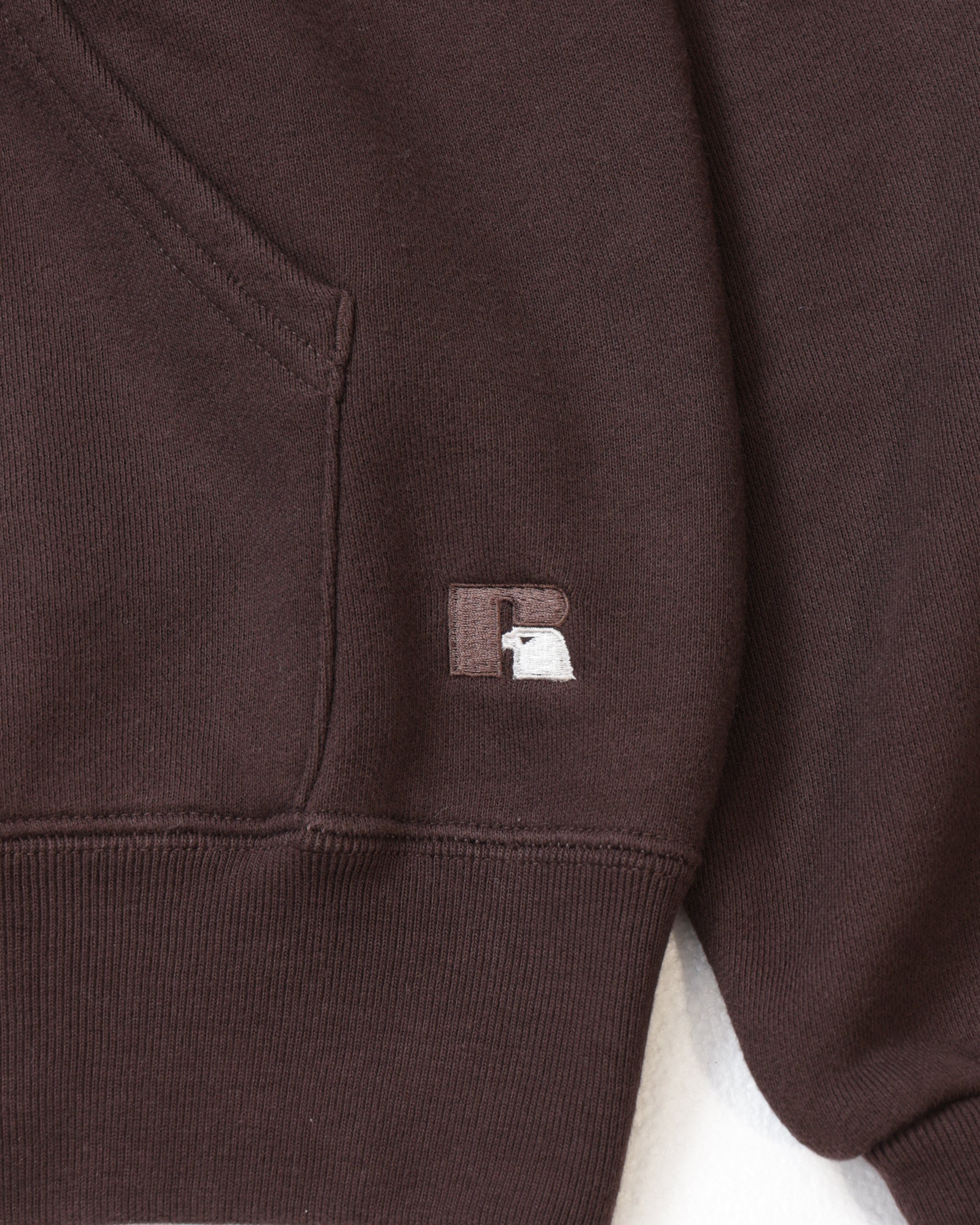 ＜RC-25701＞HIGH COTTON Sweat Letter Patched Zip Hoodie