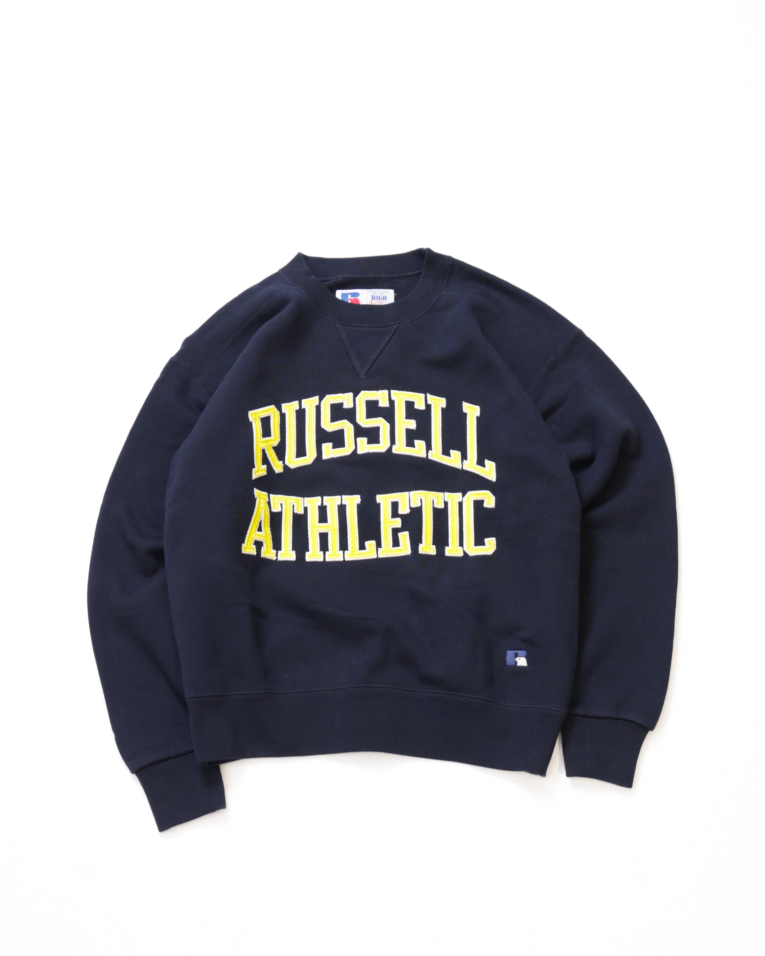 ＜RC-25702＞HIGH COTTON Sweat Letter Patched Shirt