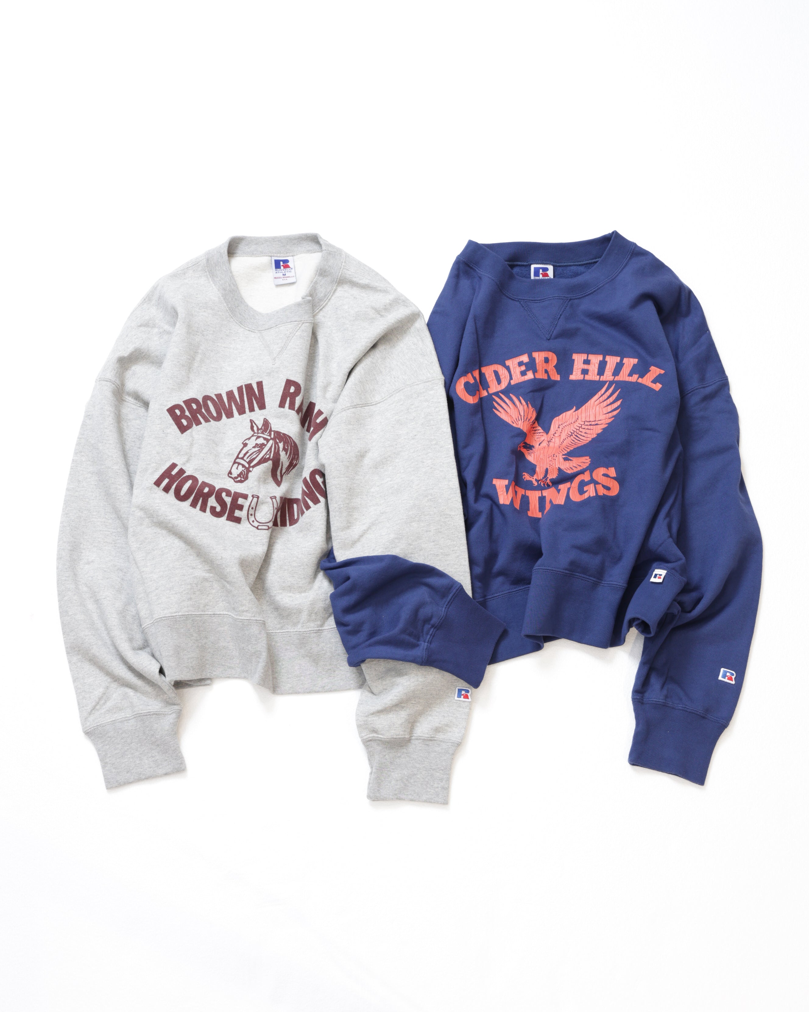 ＜RCW-25717＞Wmns Brushed Fleece Sweat Cropped Shirt
