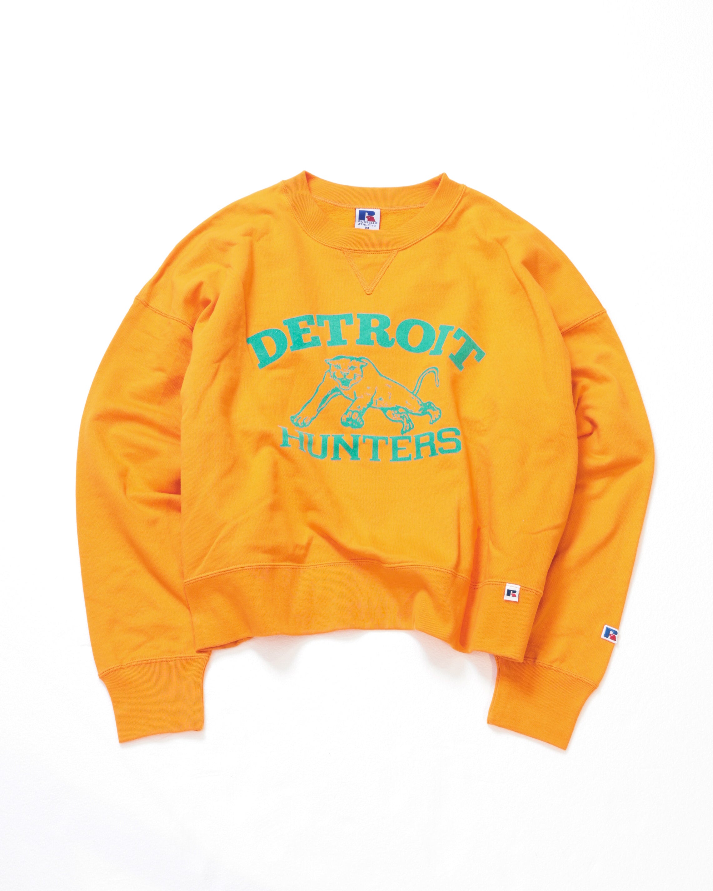 ＜RCW-25717＞Wmns Brushed Fleece Sweat Cropped Shirt