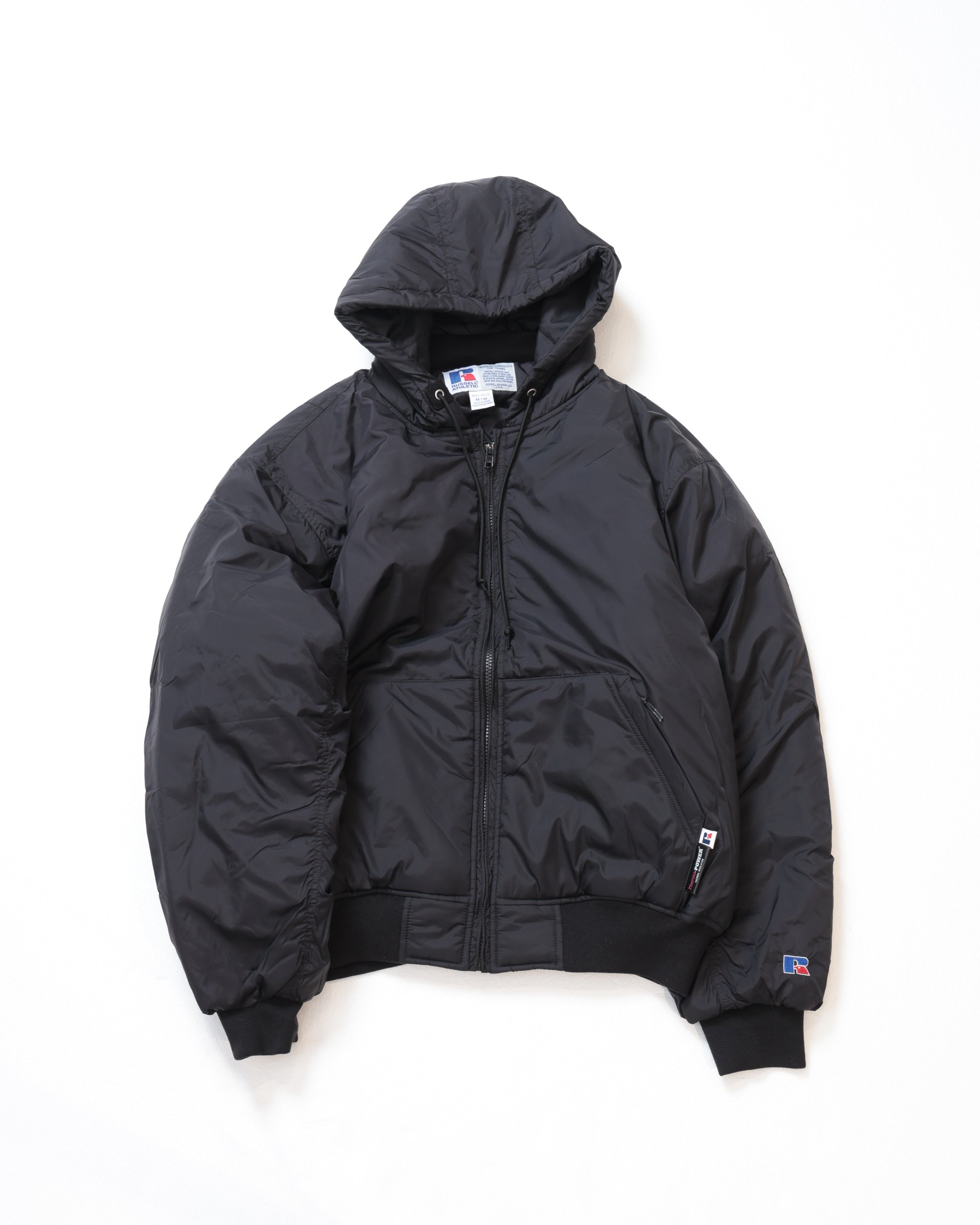 ＜RC-25751＞Nylon Puffer Zip-up Puffer Hoodie