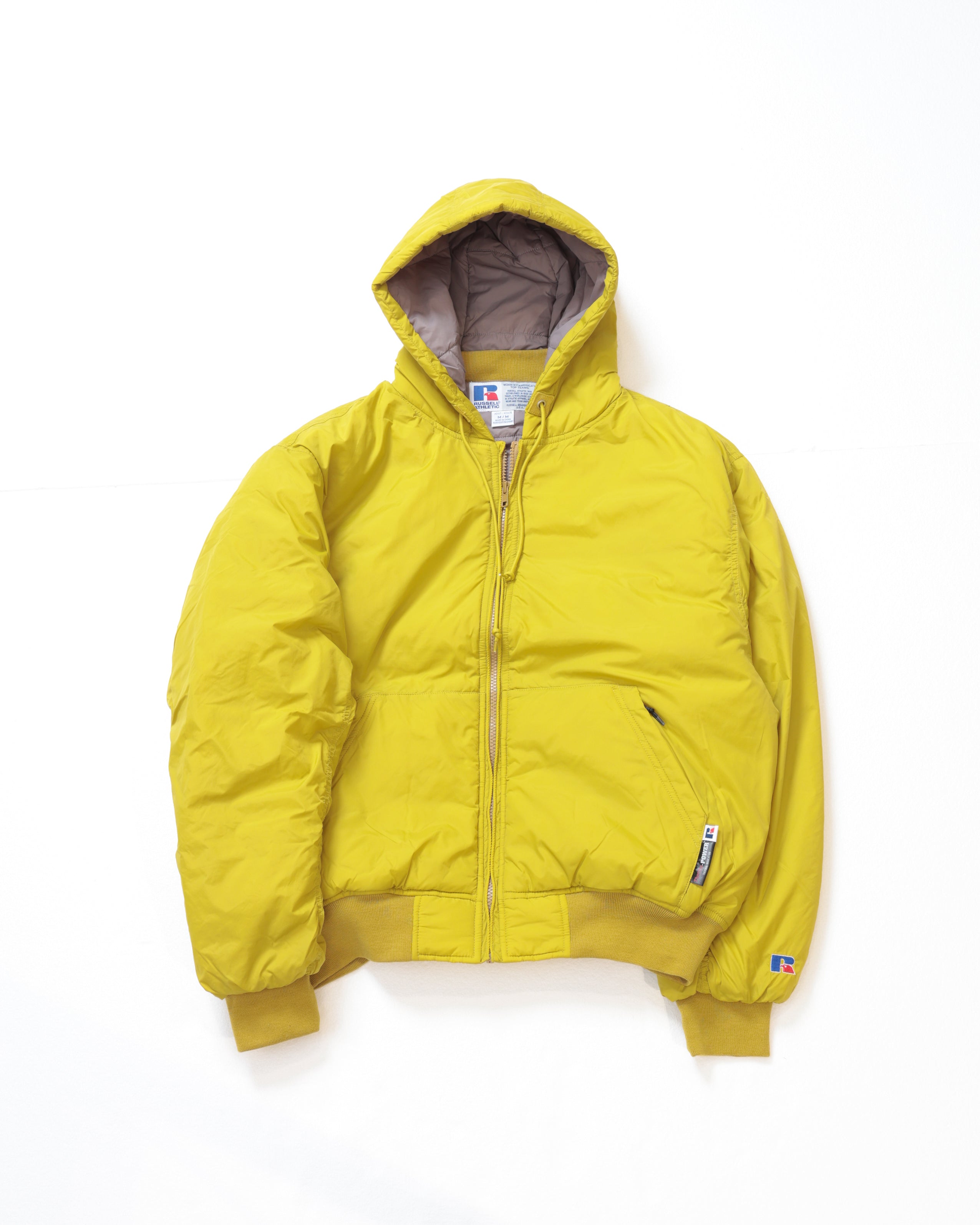 ＜RC-25751＞Nylon Puffer Zip-up Puffer Hoodie