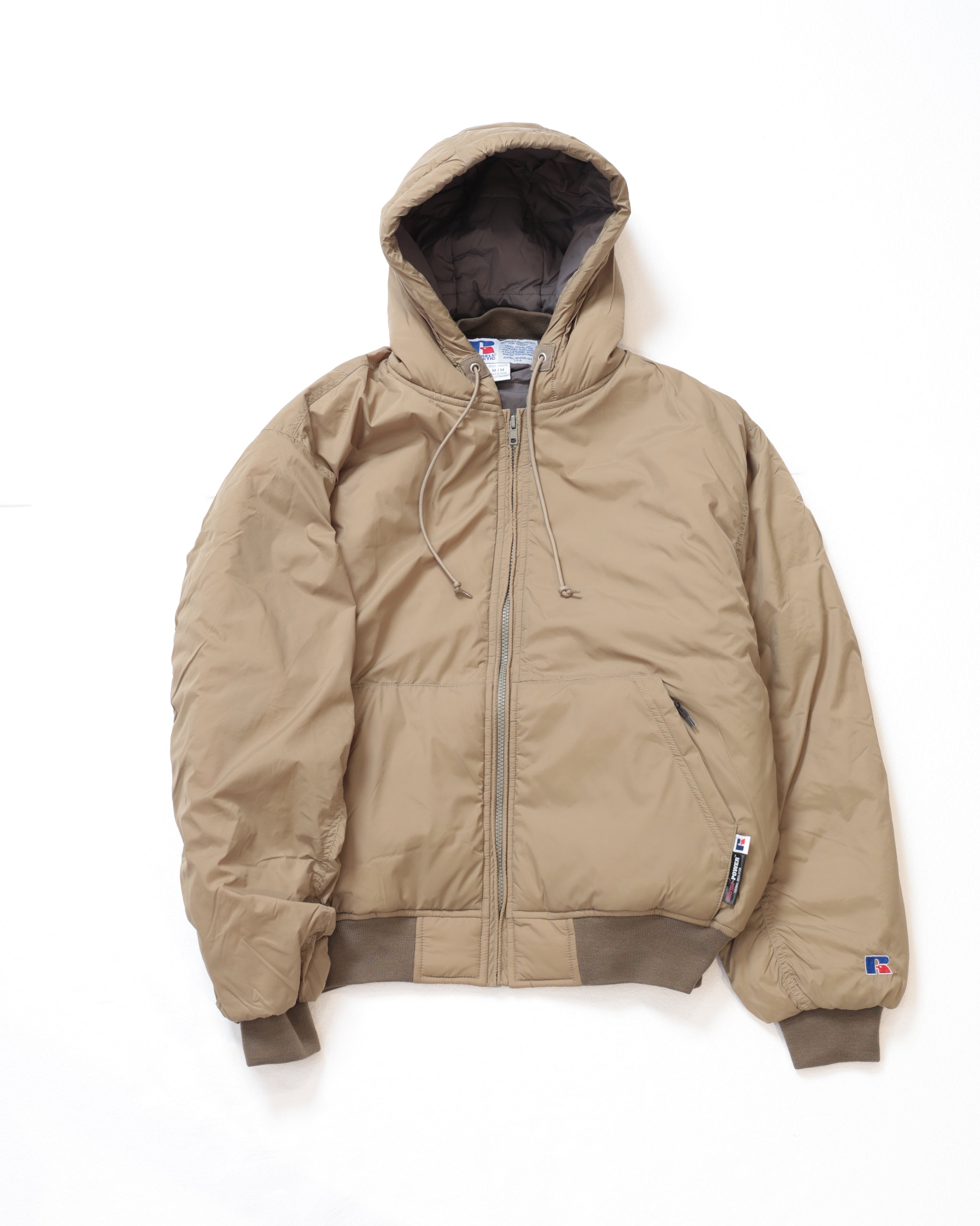 ＜RC-25751＞Nylon Puffer Zip-up Puffer Hoodie