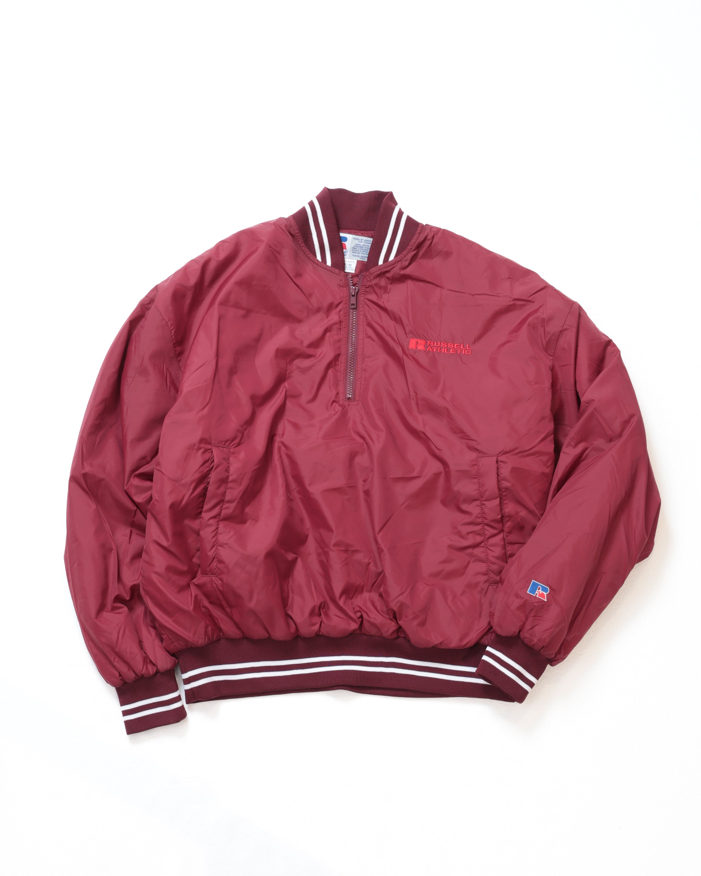 ＜RC-25747＞Nylon Puffer Half Zip  Warm up Jacket