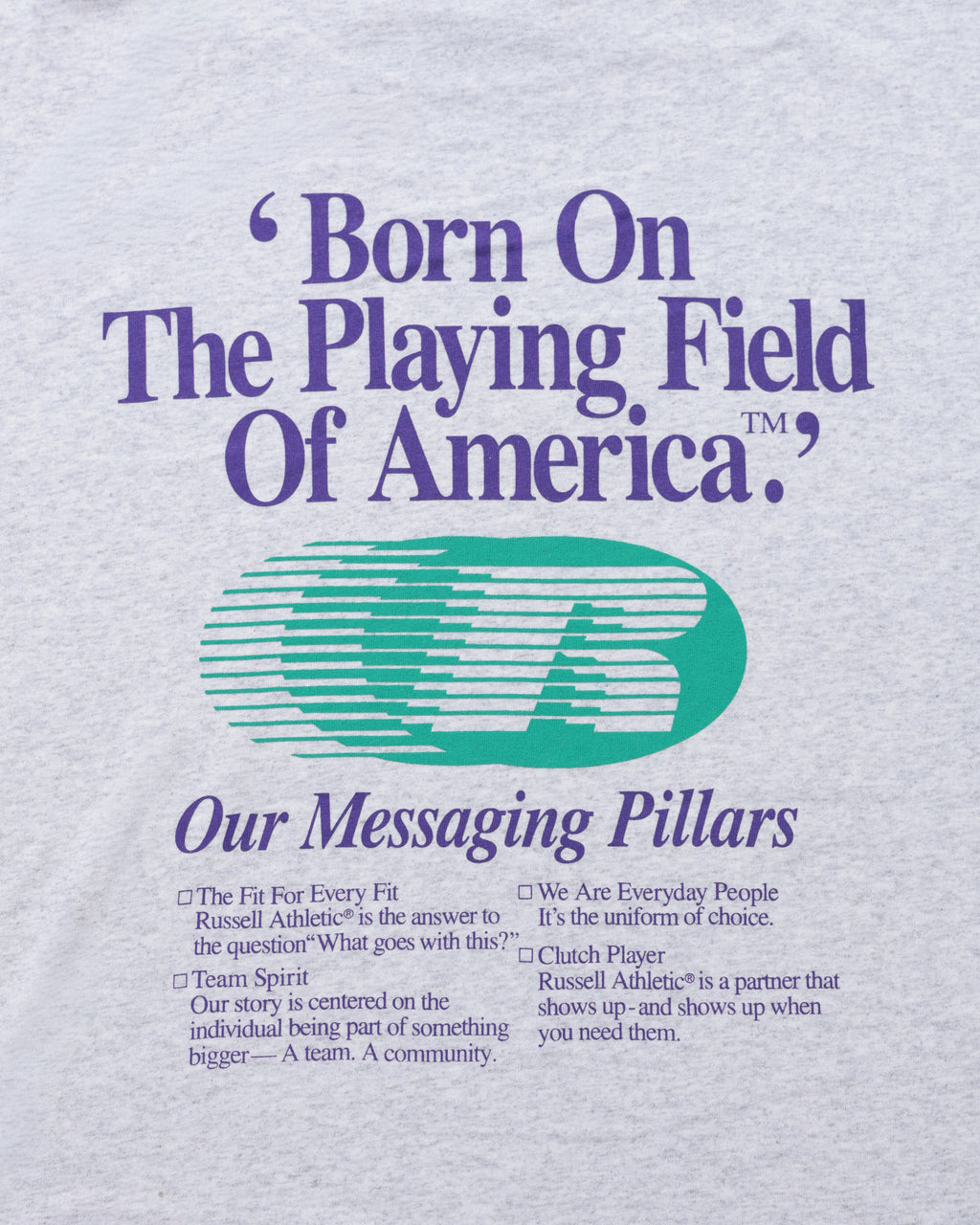 ＜RC-25740-A＞BOOKSTORE Jersey L/S Graphic T-Born On The Playing Field