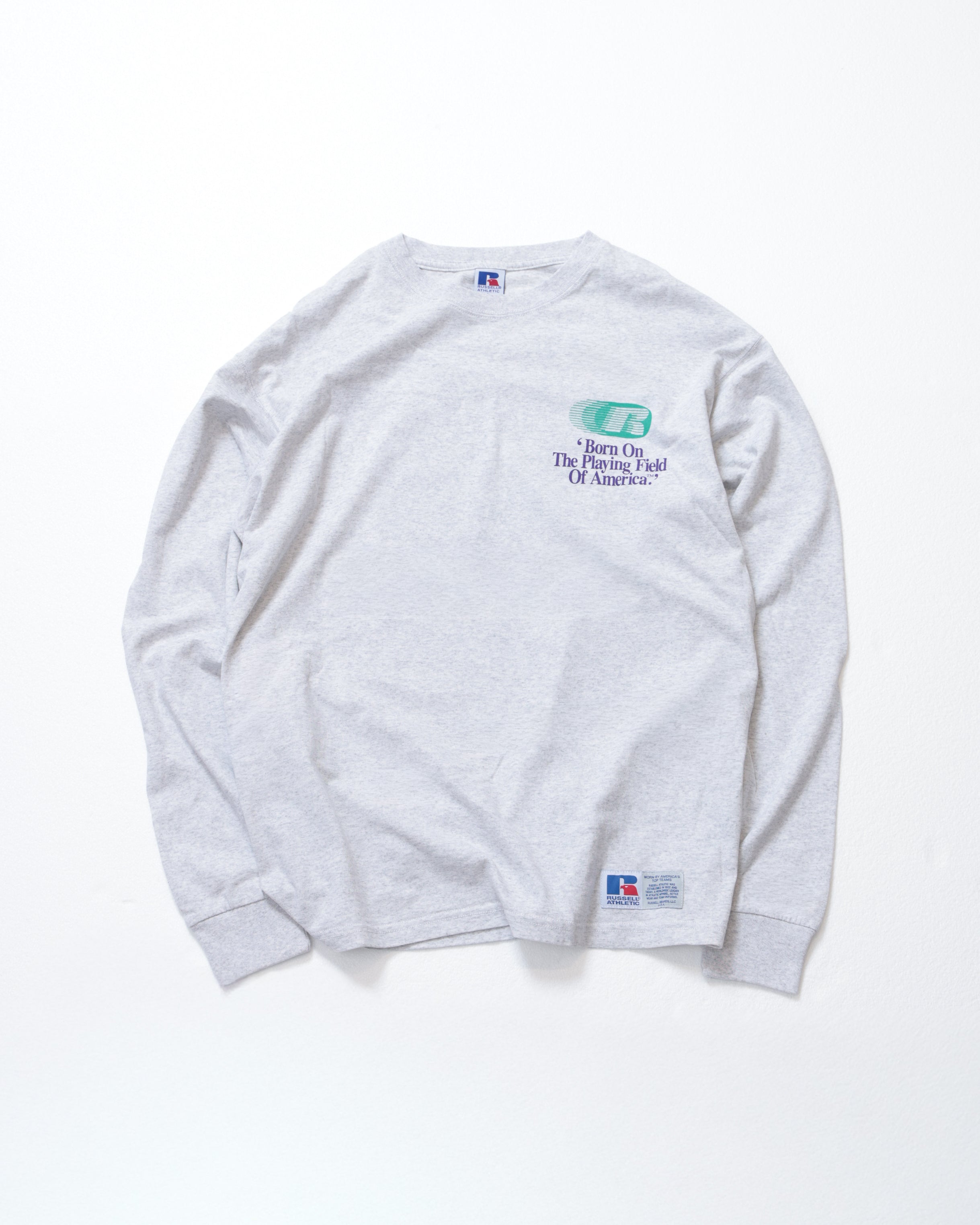 ＜RC-25740-A＞BOOKSTORE Jersey L/S Graphic T-Born On The Playing Field