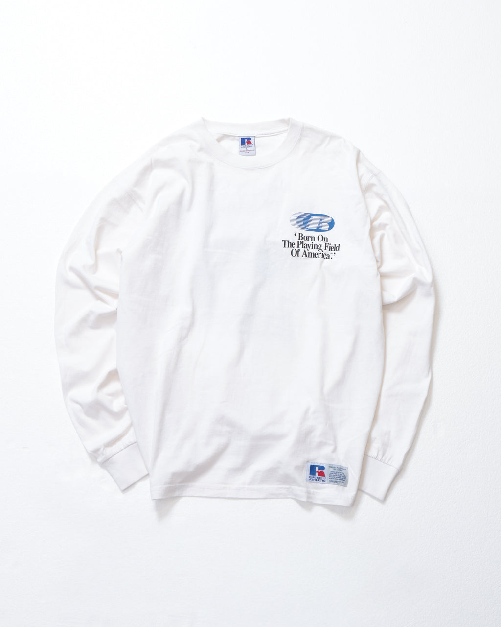 ＜RC-25740-A＞BOOKSTORE Jersey L/S Graphic T-Born On The Playing Field