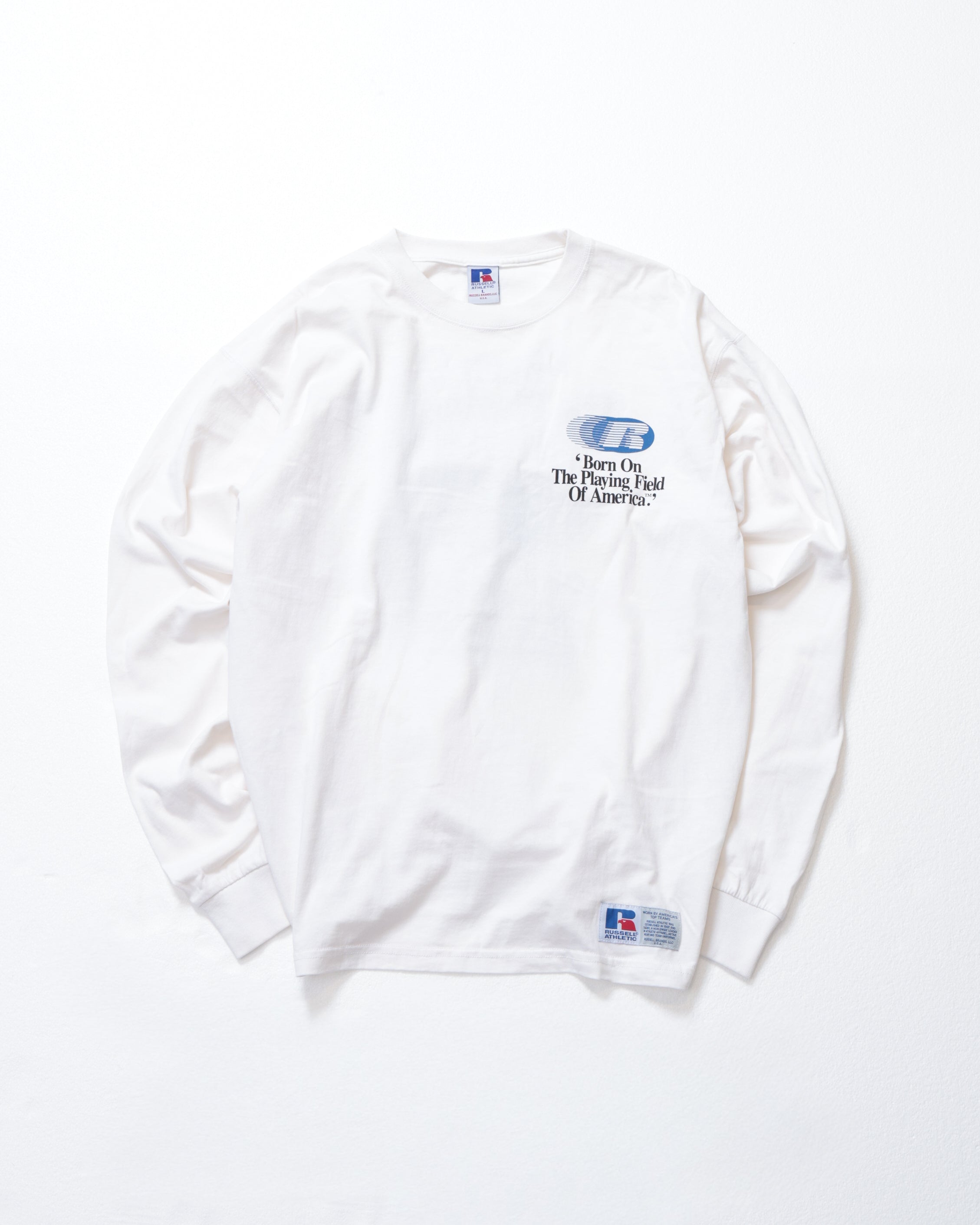 ＜RC-25740-A＞BOOKSTORE Jersey L/S Graphic T-Born On The Playing Field