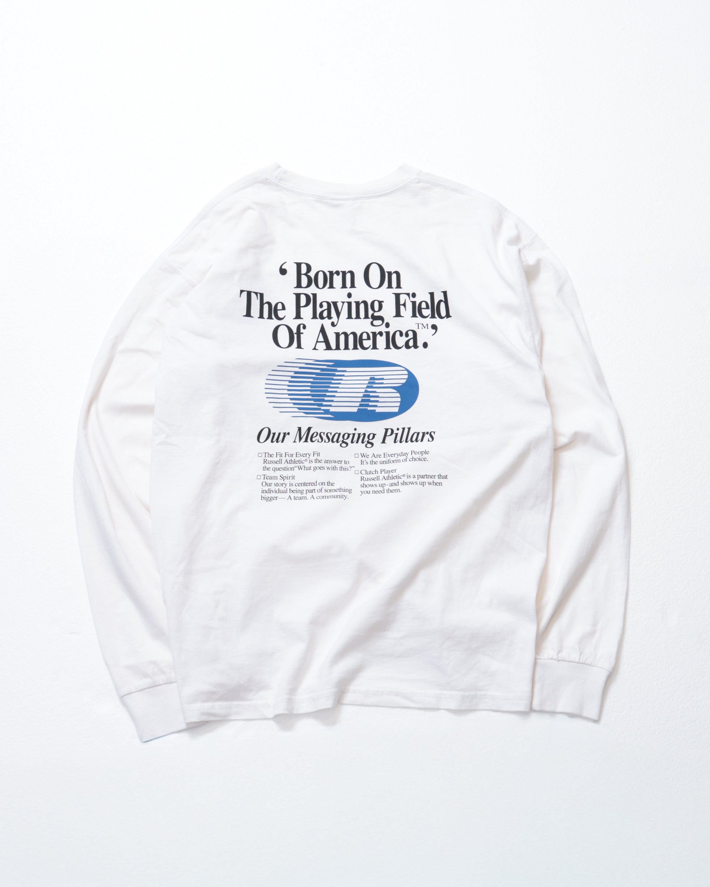＜RC-25740-A＞BOOKSTORE Jersey L/S Graphic T-Born On The Playing Field