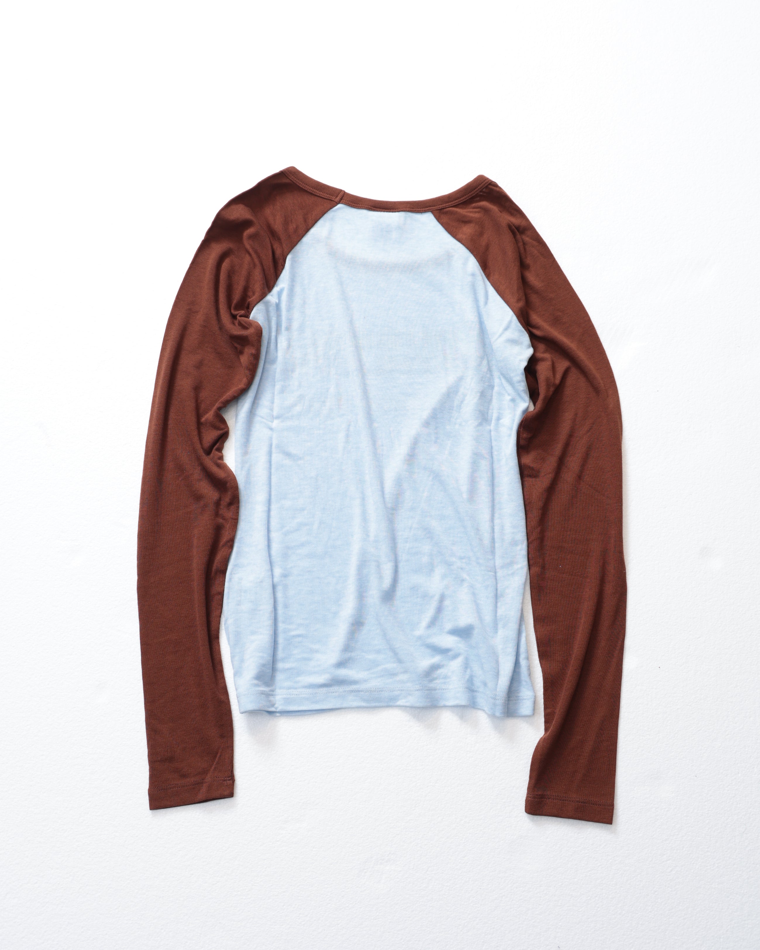 ＜RCW-25735＞Wmns Rib Jersey Raglan L/ST