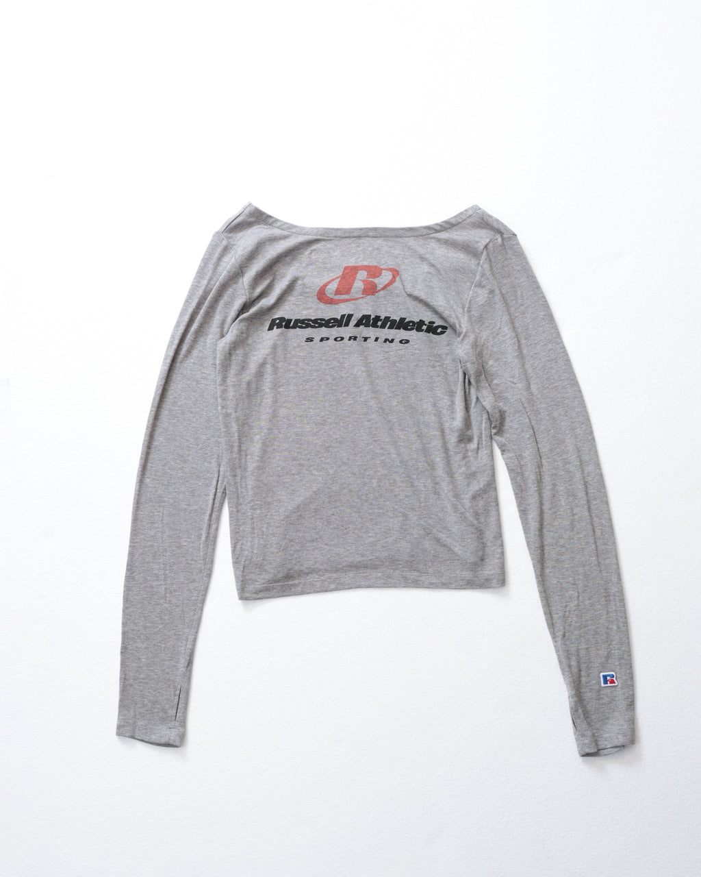 ＜RCW-25736＞Wmns Rib Jersey  L/ST Back Open T