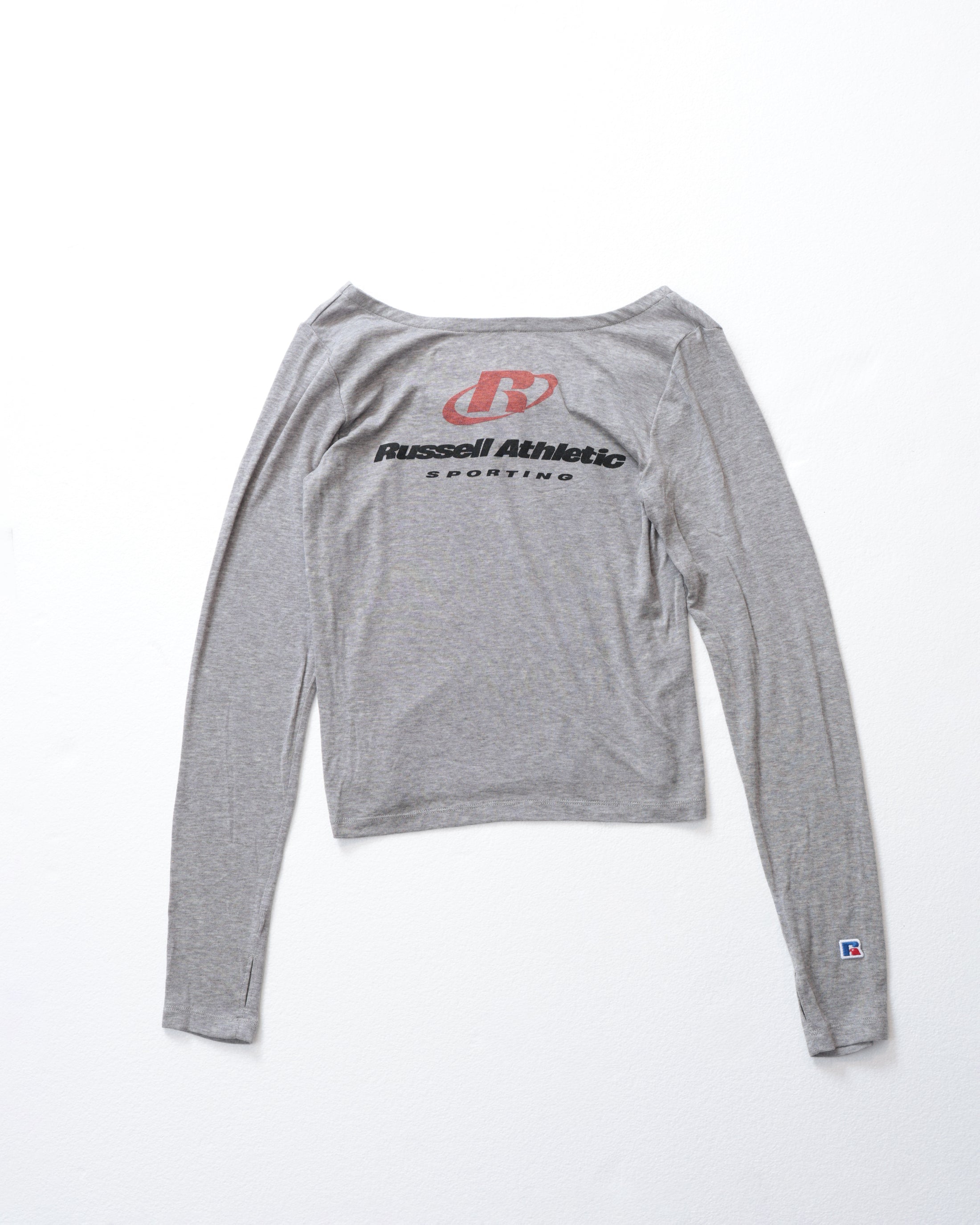 ＜RCW-25736＞Wmns Rib Jersey  L/ST Back Open T