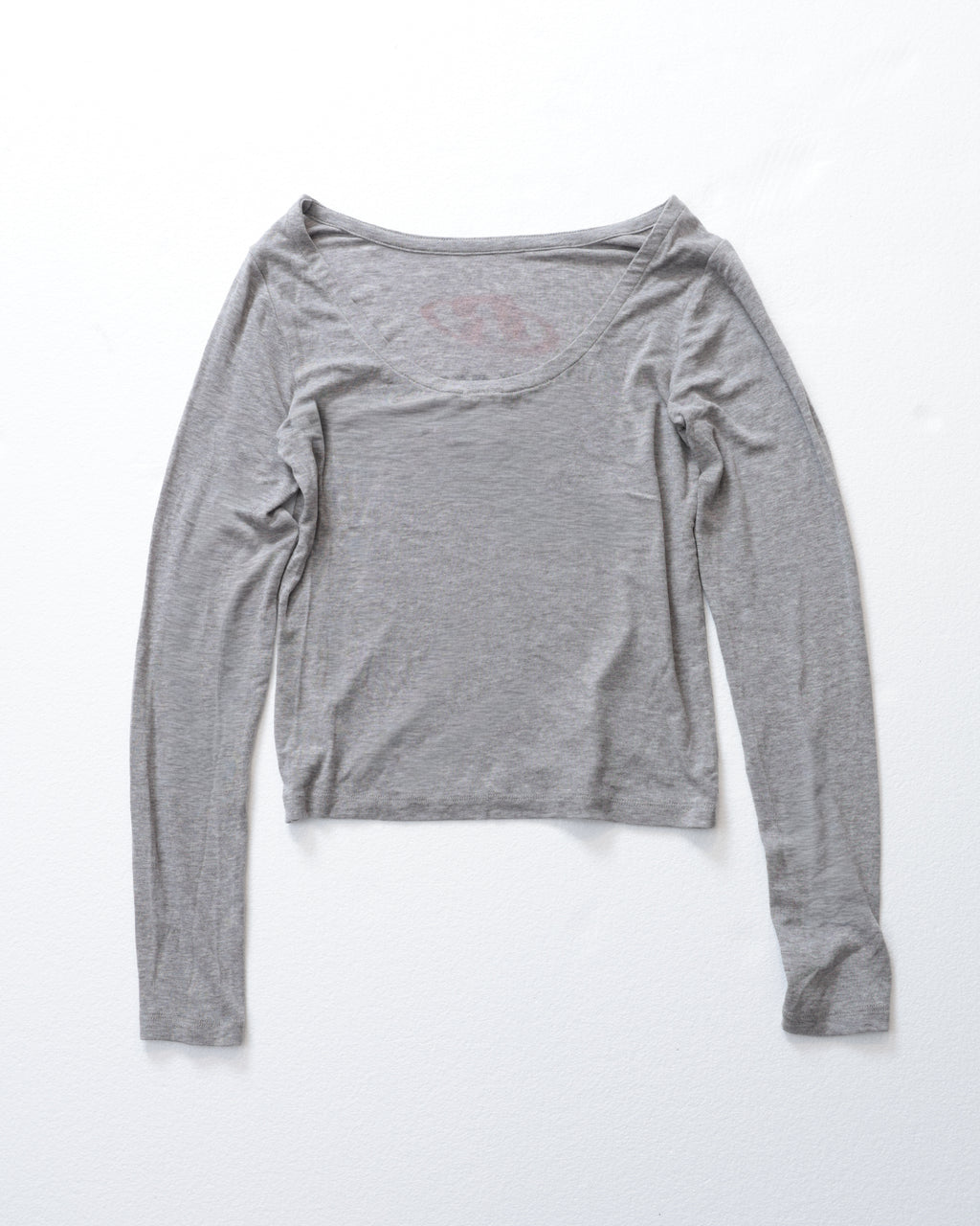 ＜RCW-25736＞Wmns Rib Jersey  L/ST Back Open T