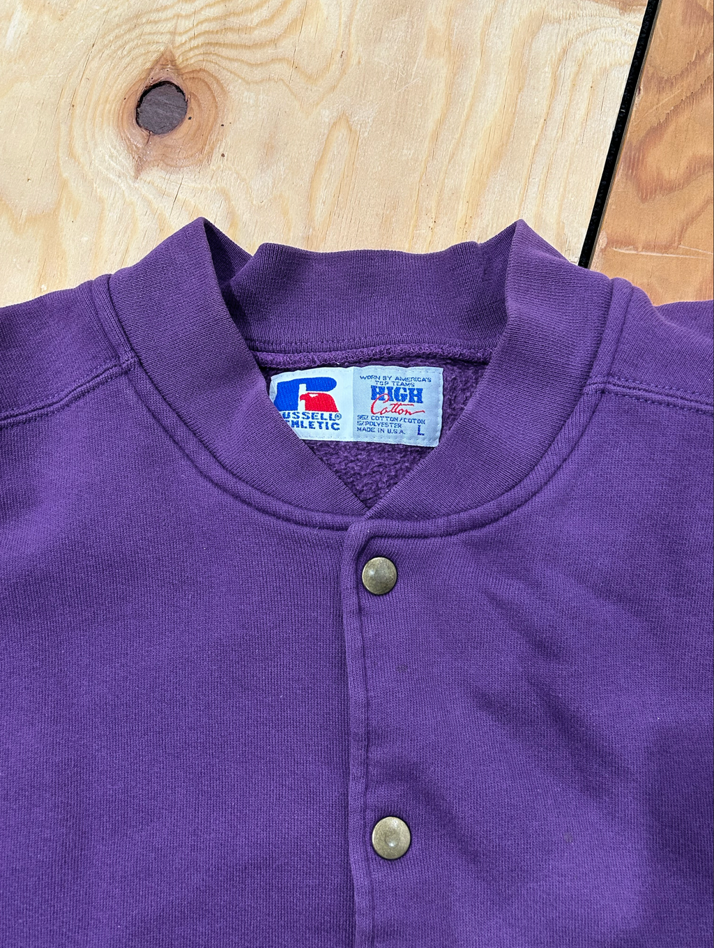 VINTAGE ITEM ＜VTG-13＞RUSSELL ATHLETIC HIGH COTTON JACKET