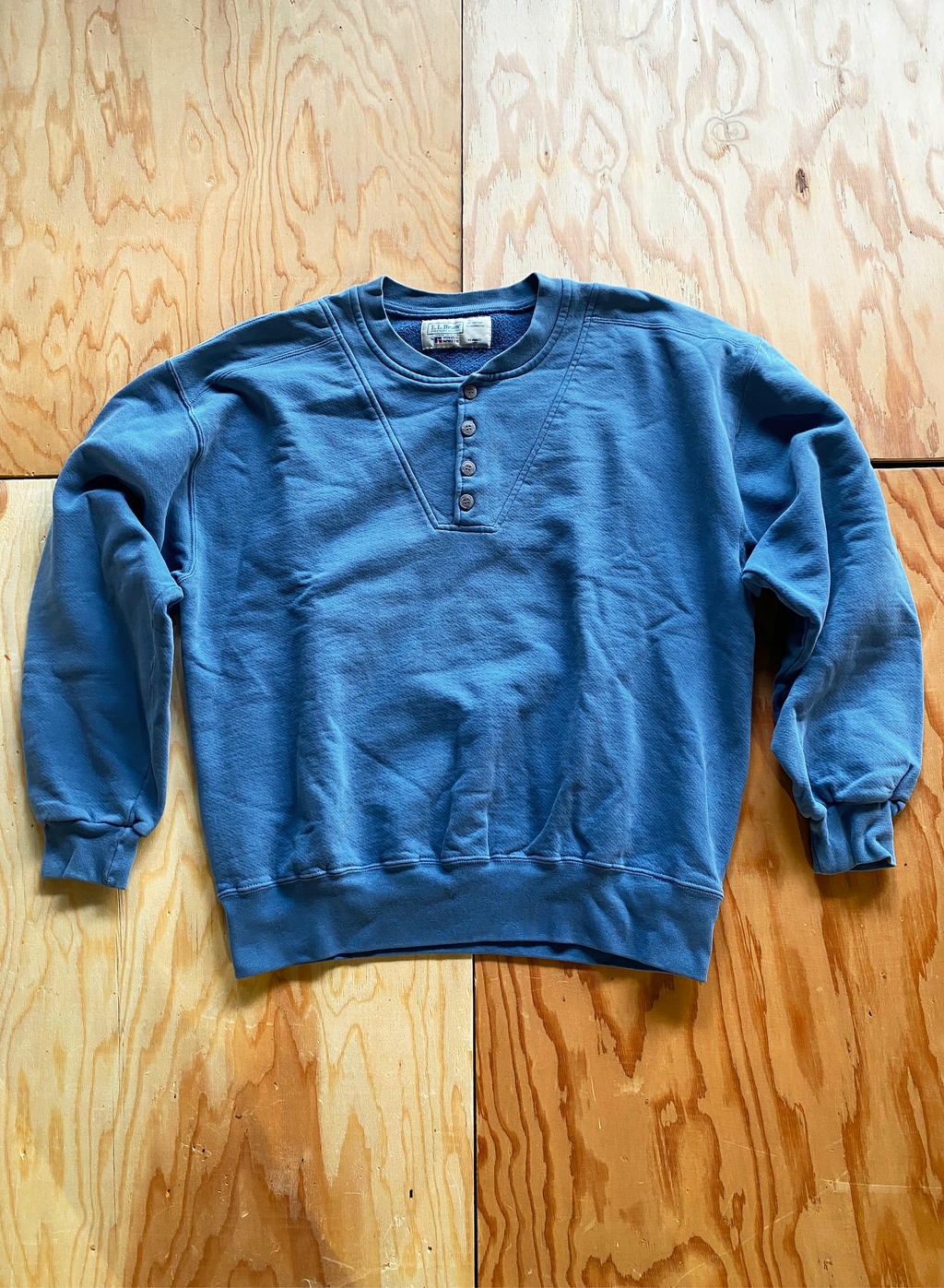 VINTAGE ITEM ＜VTG-21＞RUSSELL ATHLETIC x LL.BEAN  Henley neck Sweat