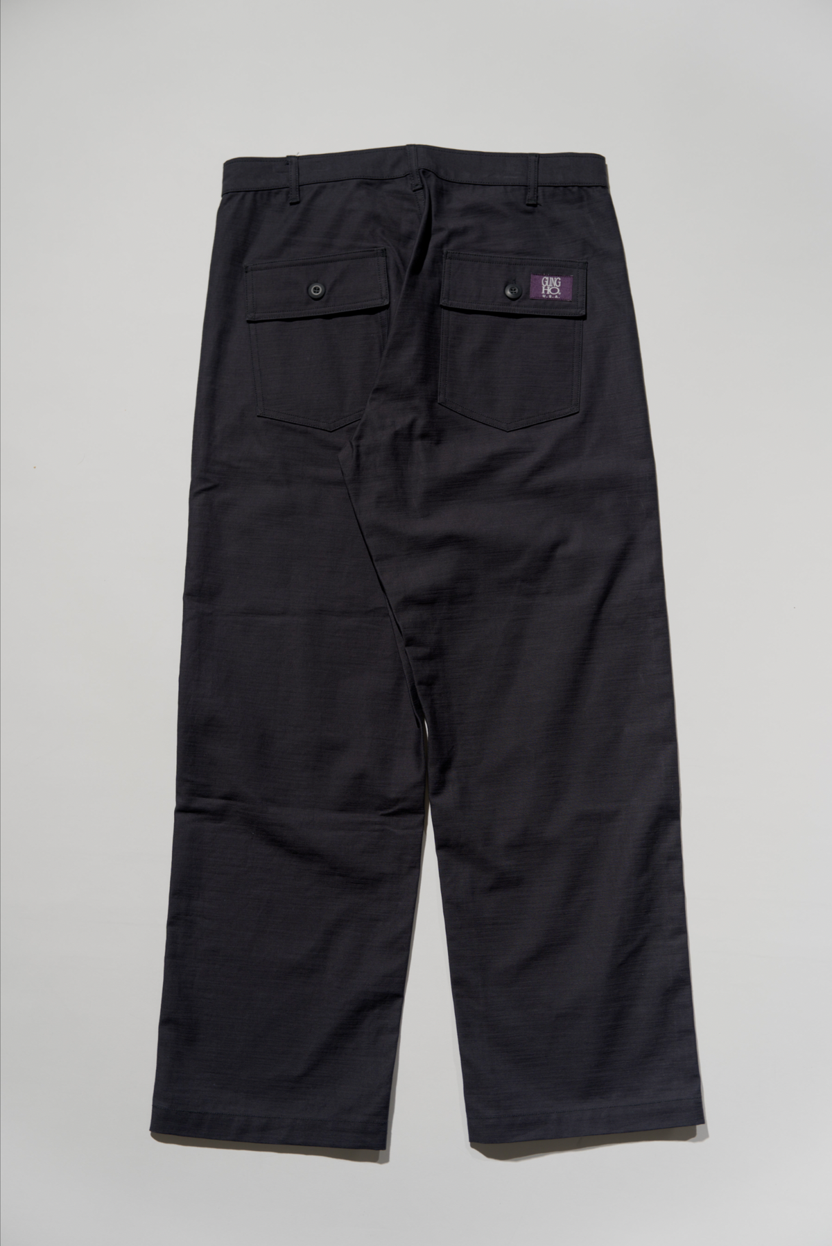 ＜GHI#26551＞Back Satin Fatigue Pants 'STANDARD'