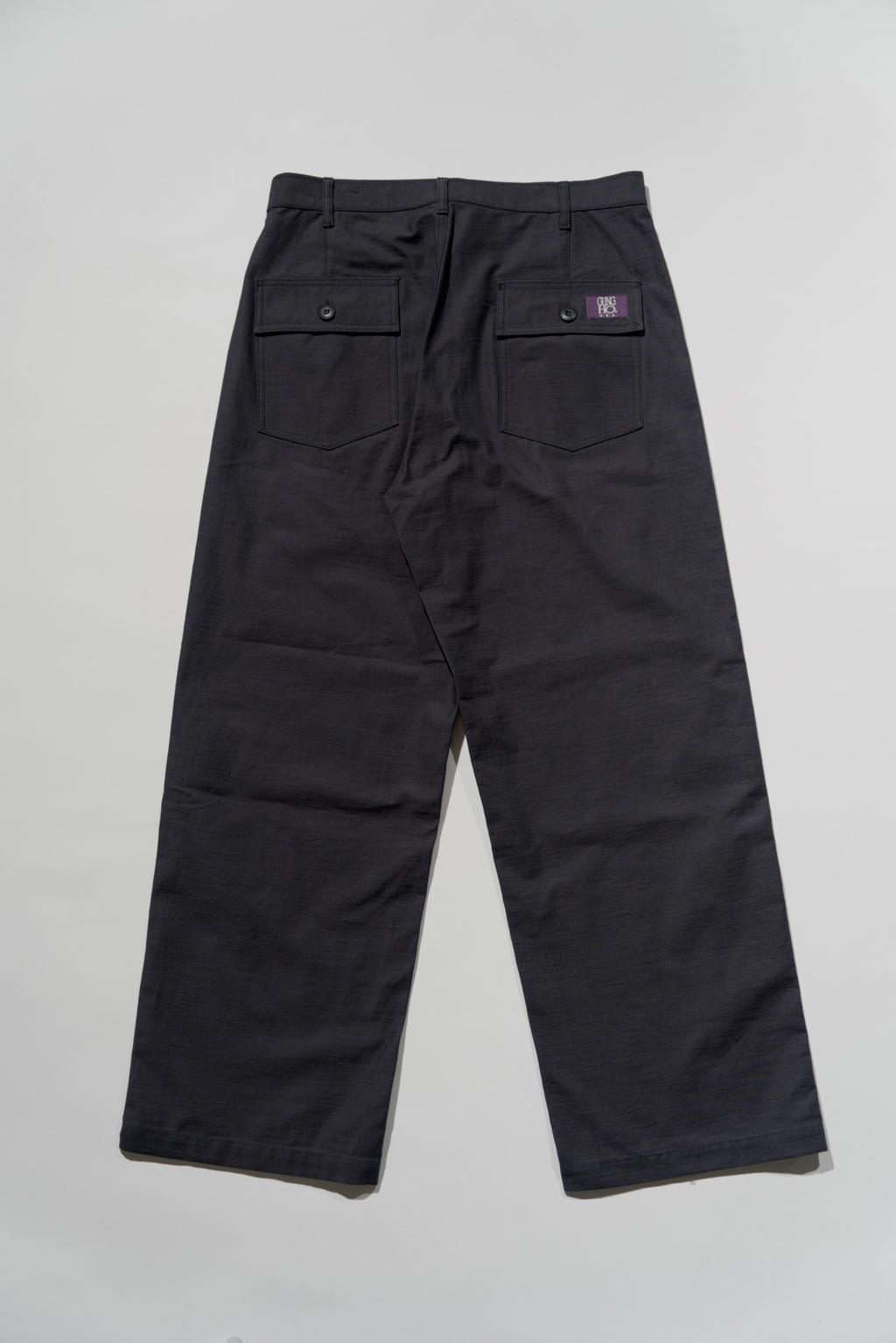 ＜GHI#26552＞ Back Satin Fatigue Pants 'BAGGY'