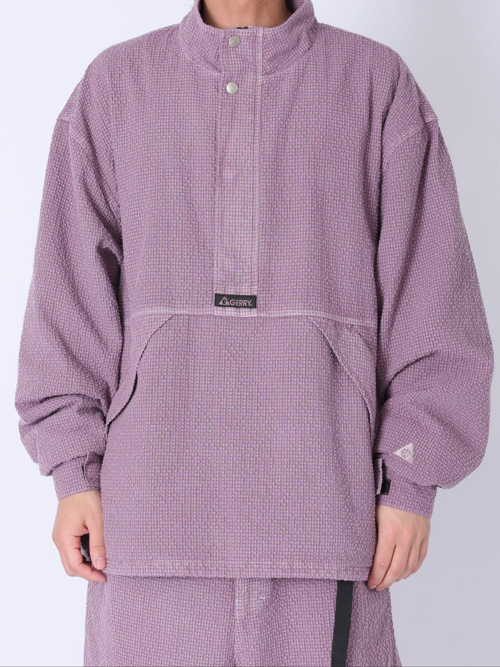 ＜GRC#26049＞Garment Dyed Seersucker Anorak