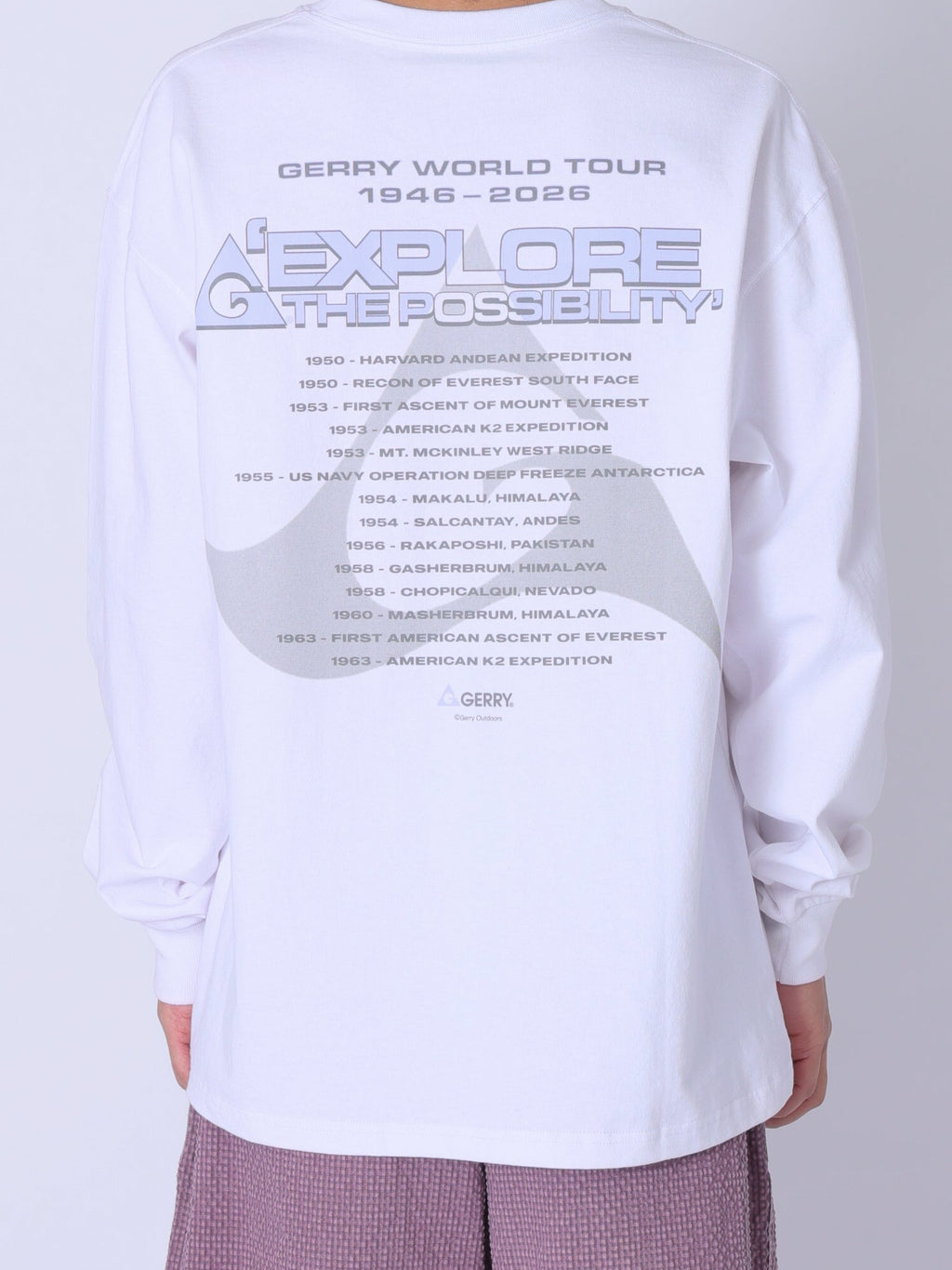 ＜GRC#26026＞7.5oz Heavy L/S Graphic Print Tee