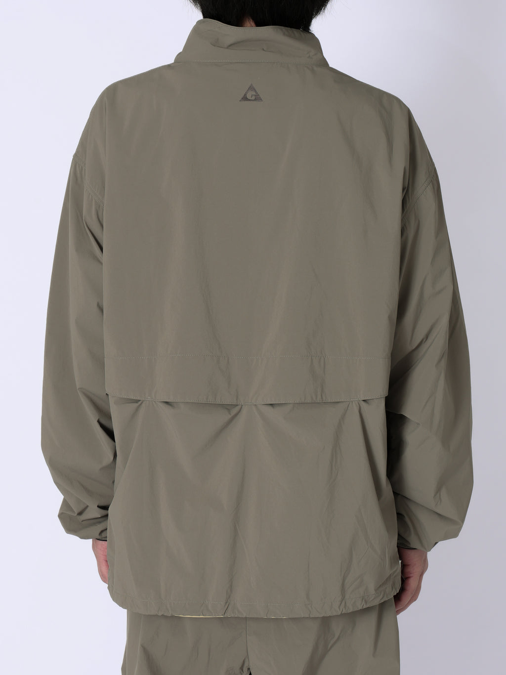 ＜GRJ#26031＞Nylon Taffeta 1/2 Zip Jumper